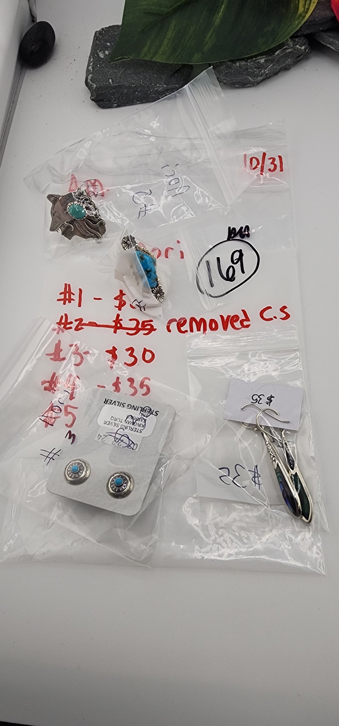 AM SHOW 48HR RESERVED FOR: nori - 10/31/2025 FL tiktok Live Show - 4 Sterling Silver Items