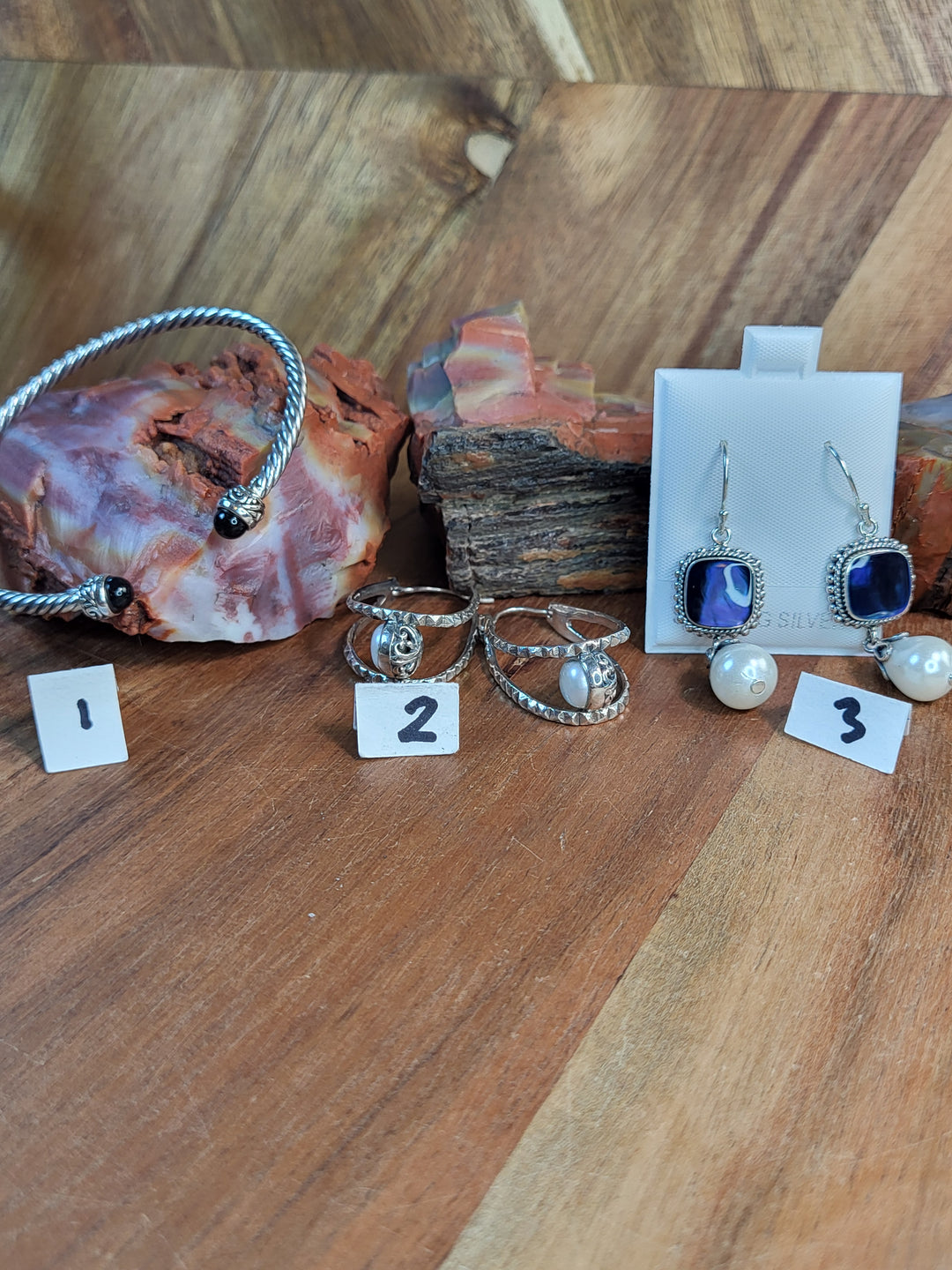 RESERVED FOR: a_lizette- 7/19/24-3 Sterling Silver Items