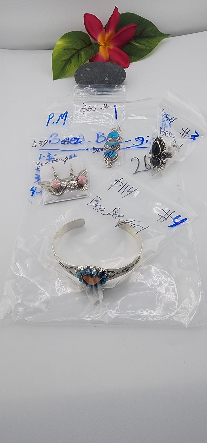 PM SHOW 48HR - RESERVED FOR: Bee_Bee_Girl - 8/19/2025 FL tiktok Live Show - 4 Sterling Silver Items