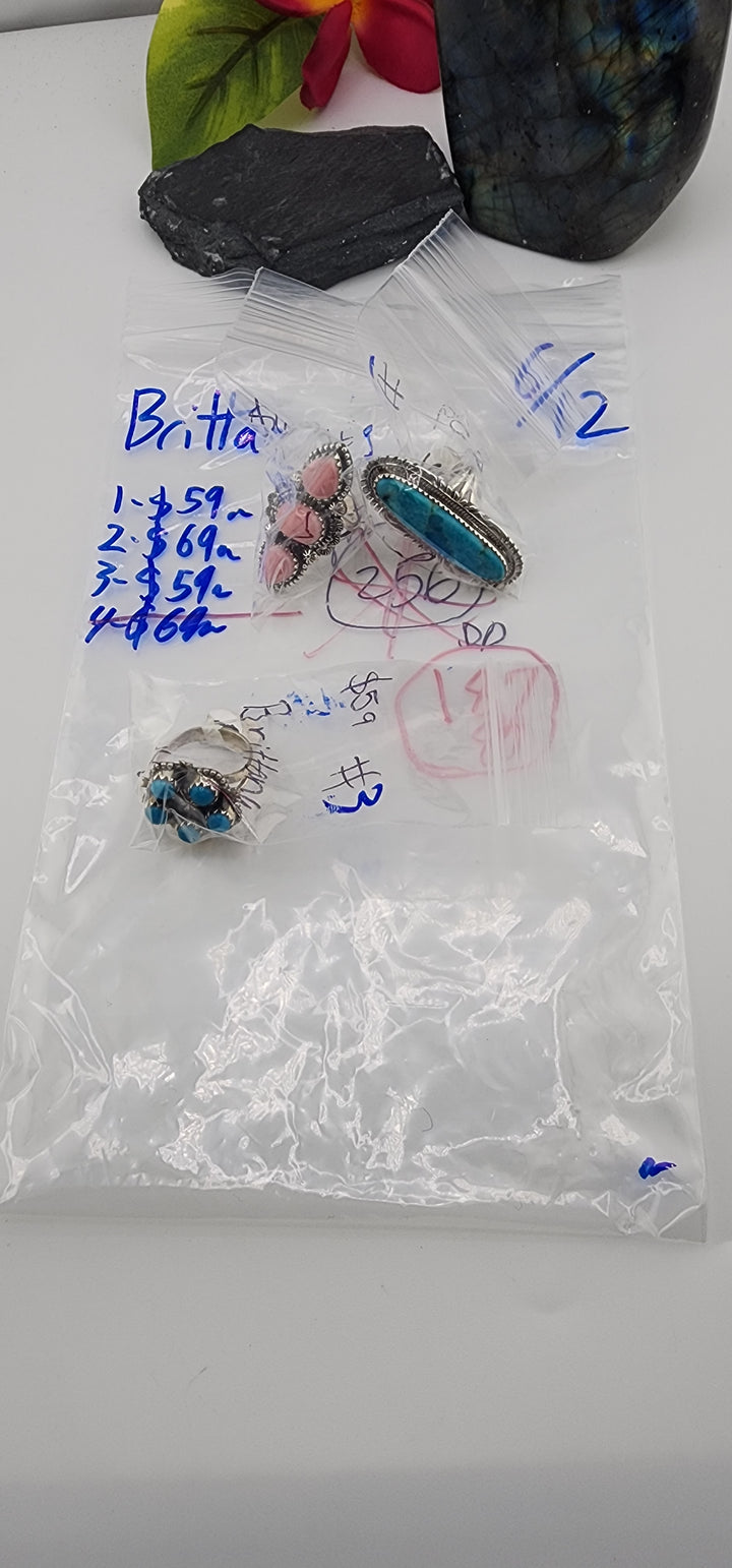RESERVED FOR: Brittany - 6/12/2025 tiktok Reservation Live Show - 3 Sterling Silver Items