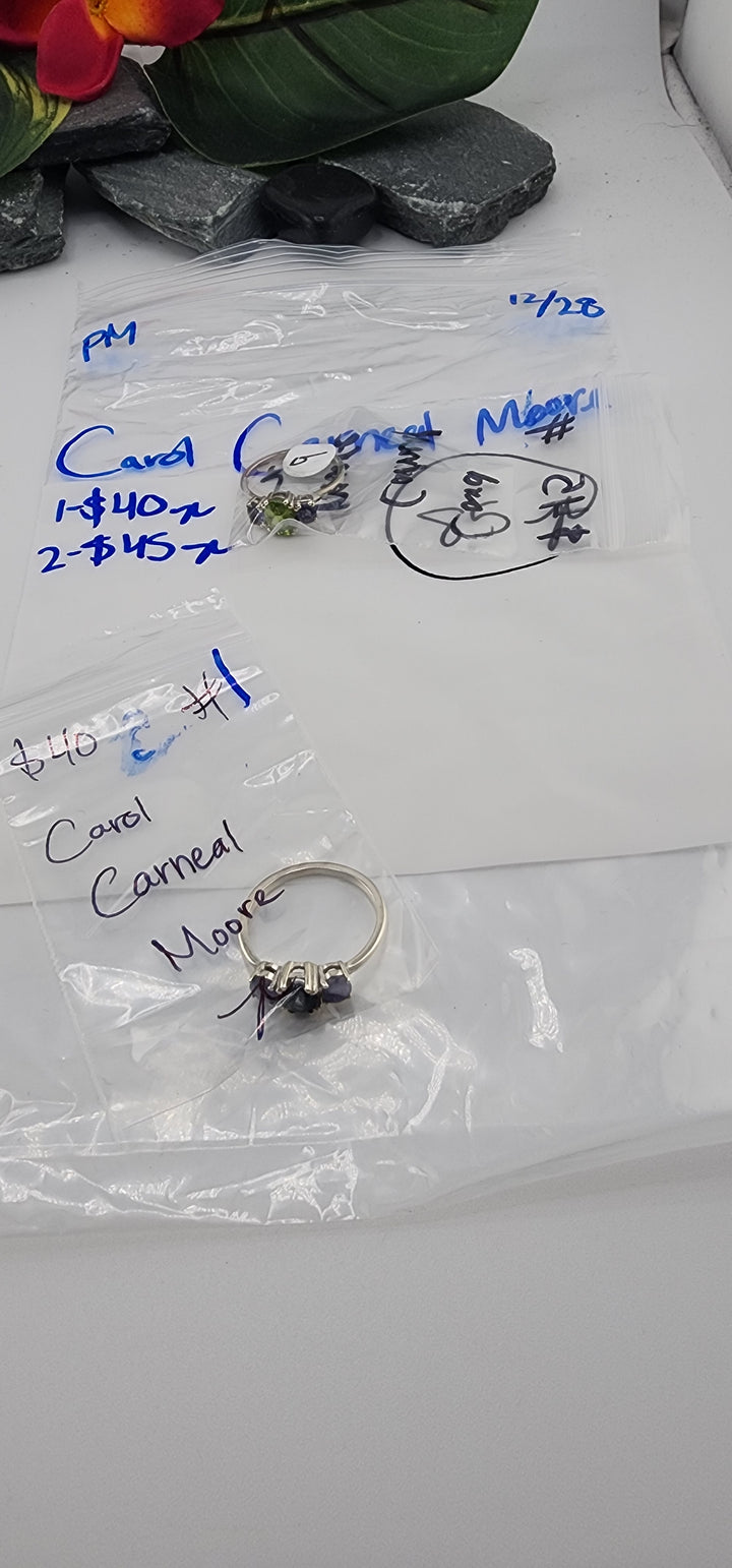 PM SHOW 48HR - RESERVED FOR: Carol Carneal Moore - 12/28/2025 tiktok Live Show - 2 Sterling Silver Items