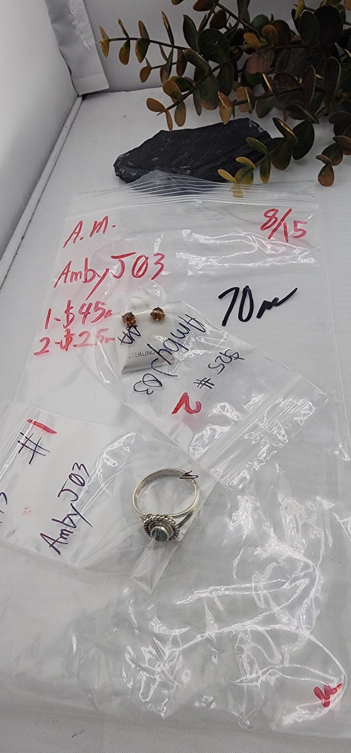 AM SHOW 48HR - RESERVED FOR: AmbyJ03 - 8/15/2025 FL tiktok Live Show - 2 Sterling Silver Items