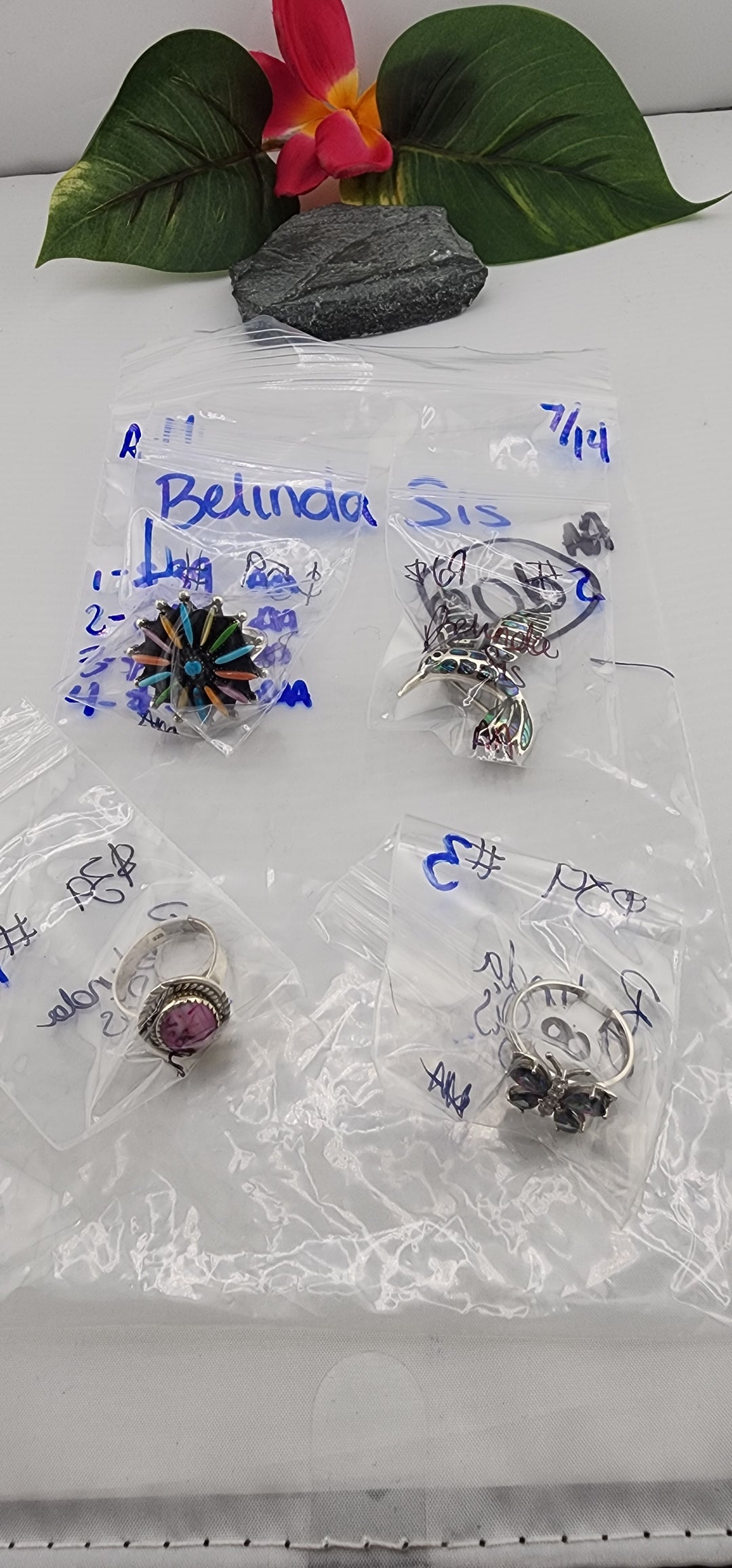AM SHOW 48HR - RESERVED FOR: Belinda Sis - 7/14/2025 FL tiktok Live Show - 4 Sterling Silver Items