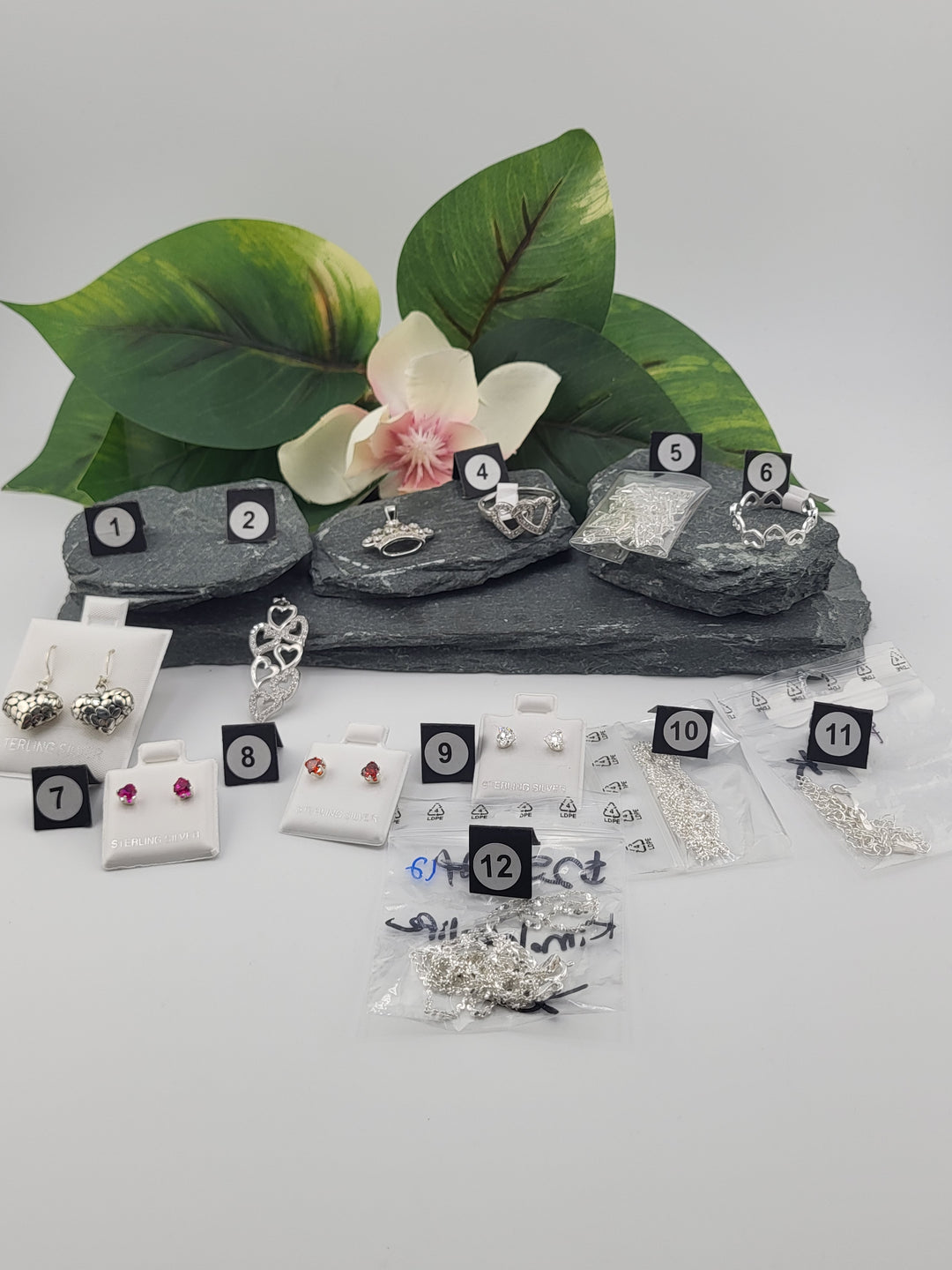RESERVED FOR: kim.lakelife✨️Kim✨️ - 1/31/2025 Show - 12 Sterling Silver Items