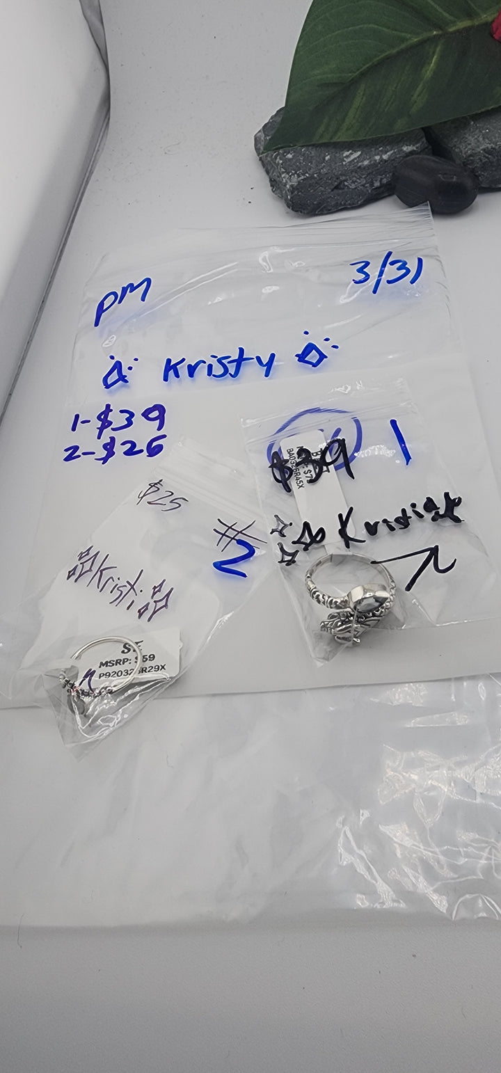 ✨Kristi✨ - 3/31/26 - 2 925 Sterling Silver Items