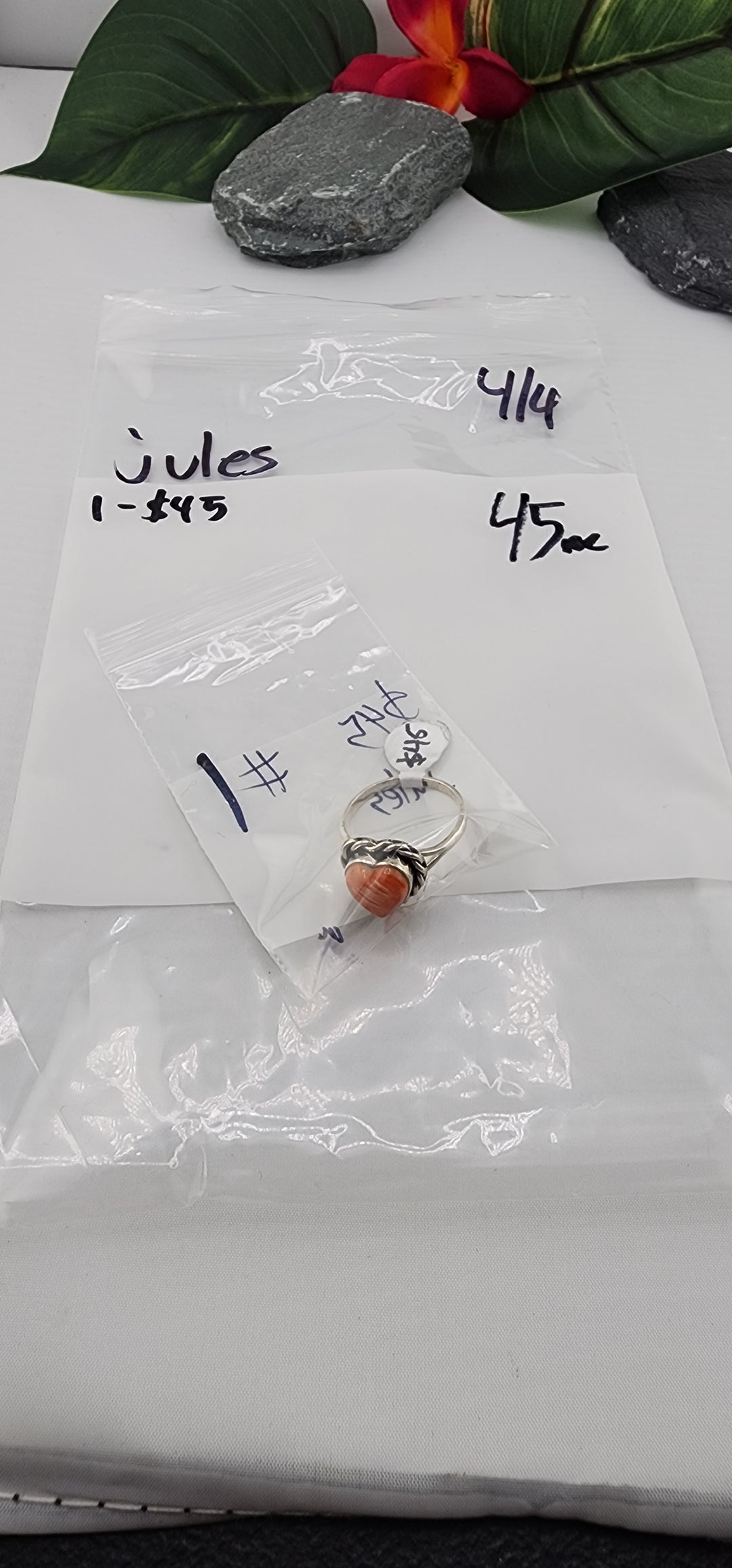 RESERVED FOR: jules - 4/4/2025 Friday App show Live Show -  1 Sterling Silver Items