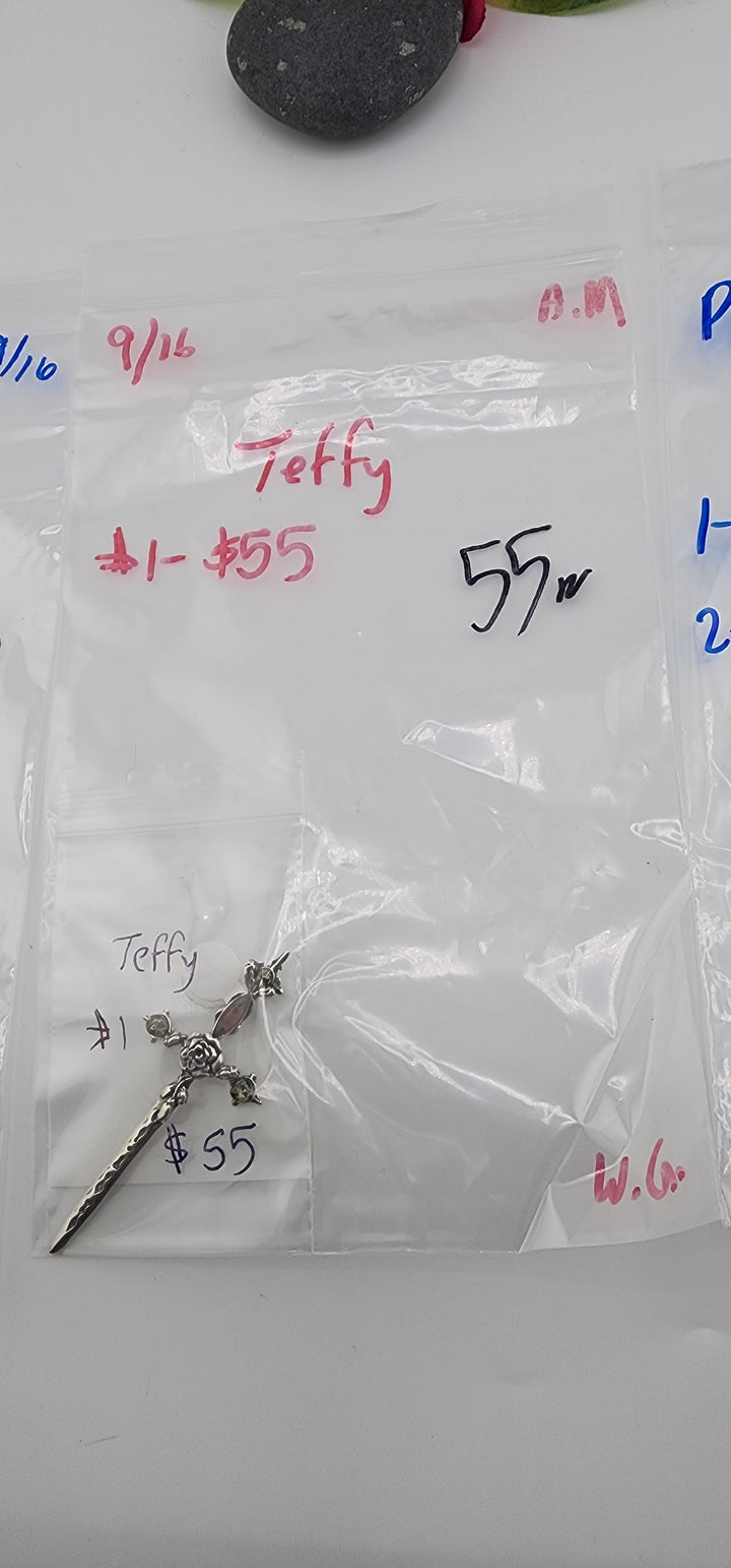AM SHOW 48HR - RESERVED FOR: Teffy - 9/16/2025 FL tiktok Live Show - 1 Sterling Silver Items