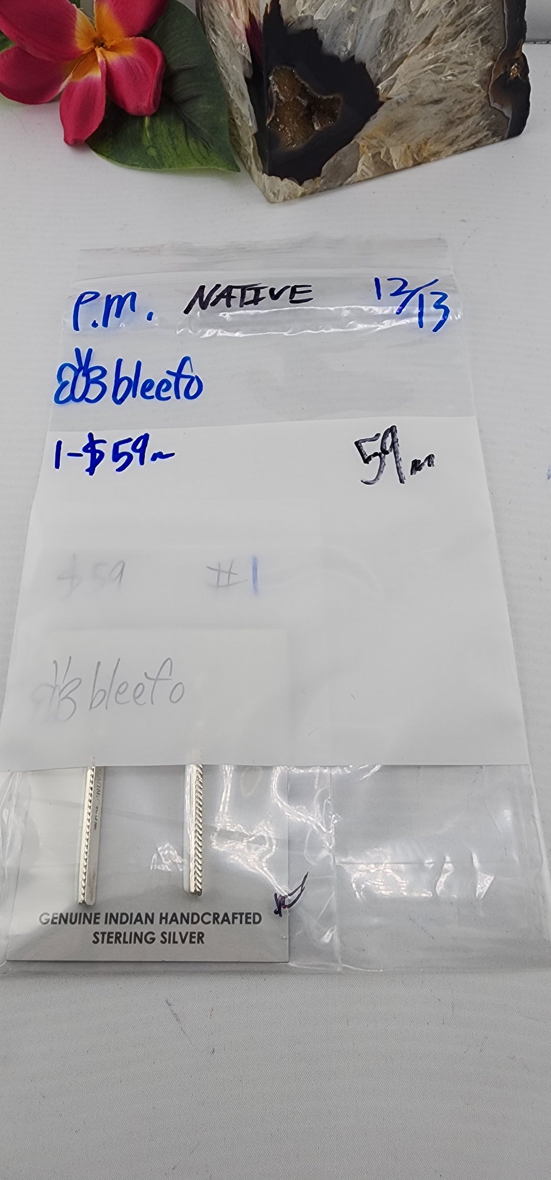 PM NATIVE SHOW 48HR - RESERVED FOR: 🦋bleefo - 12/13/2025 tiktok Live Show - 1 Sterling Silver Items