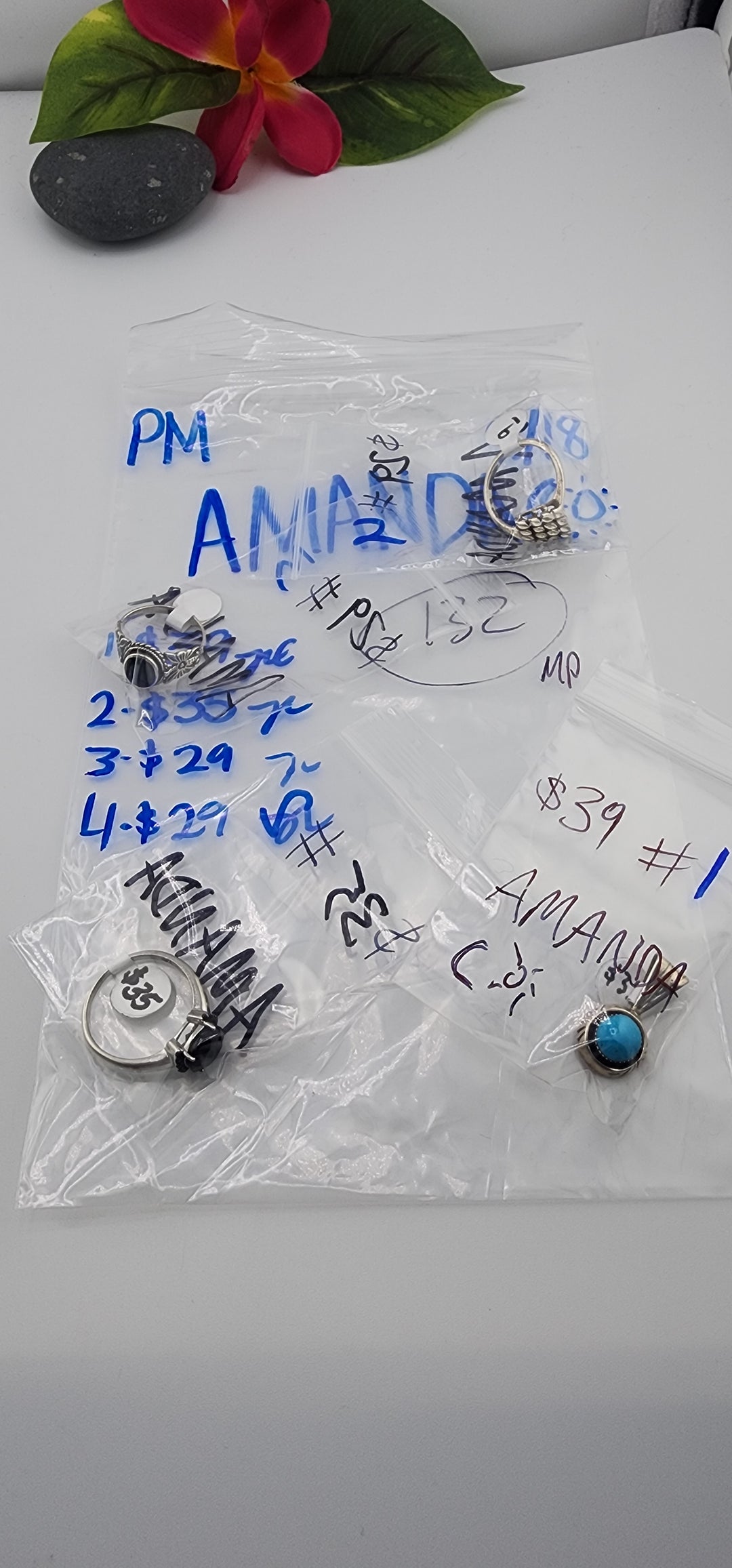 PM SHOW 48HR - RESERVED FOR: AMANDA🌜🔆 - 9/18/2025 FL tiktok Live Show - 4 Sterling Silver Items