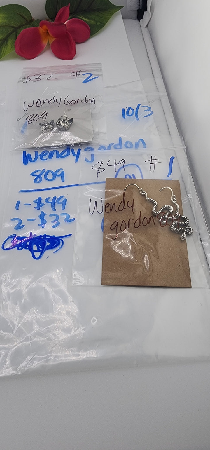 PM SHOW 48HR - RESERVED FOR: wendygordon809 - 10/3/2025 FL tiktok Live Show - 2 Sterling Silver Items