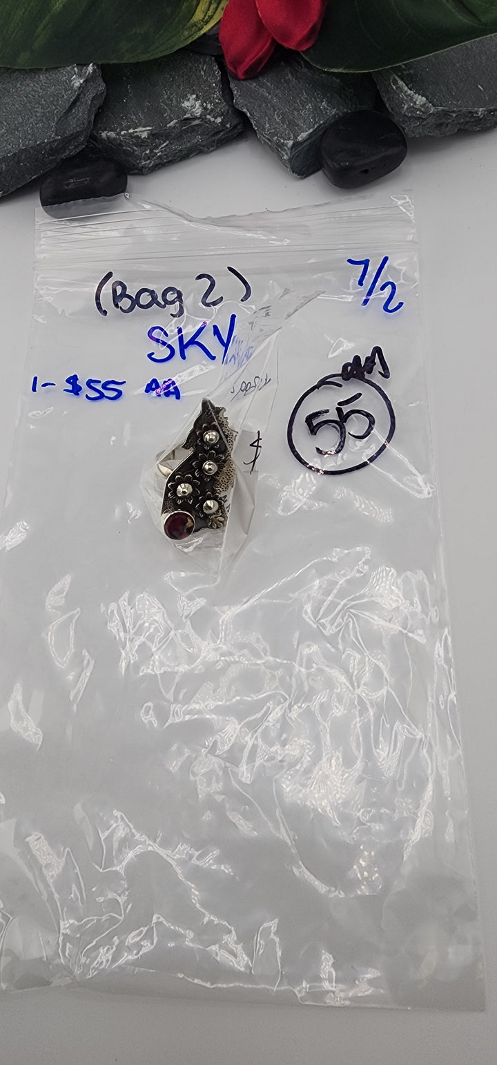 48HR - RESERVED FOR: SKY (Bag 2) - 7/2/2025 FL tiktok Live Show - 1 Sterling Silver Items