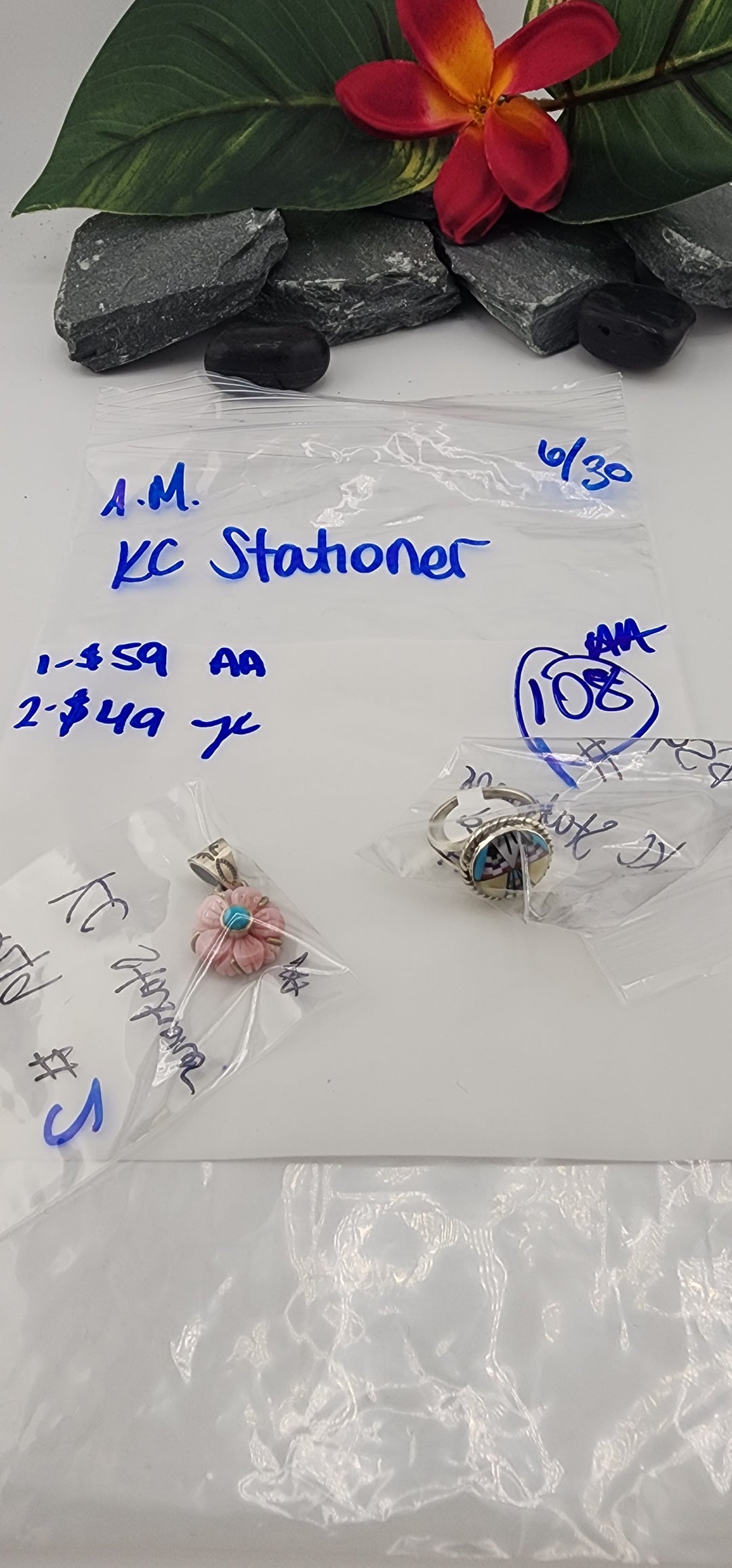 RESERVED FOR: KC Stationer - 6/30/2025 tiktok A.M Live Show - 2 Sterling Silver Items