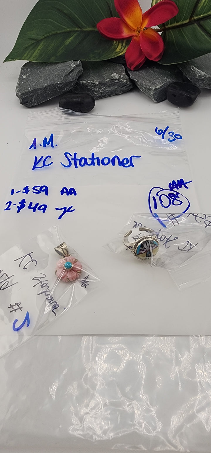 RESERVED FOR: KC Stationer - 6/30/2025 tiktok A.M Live Show - 2 Sterling Silver Items