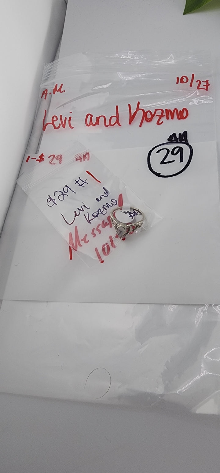 AM SHOW 48HR RESERVED FOR: Levi and Kozmo - 10/27/2025 FL tiktok Live Show - 1 Sterling Silver Items