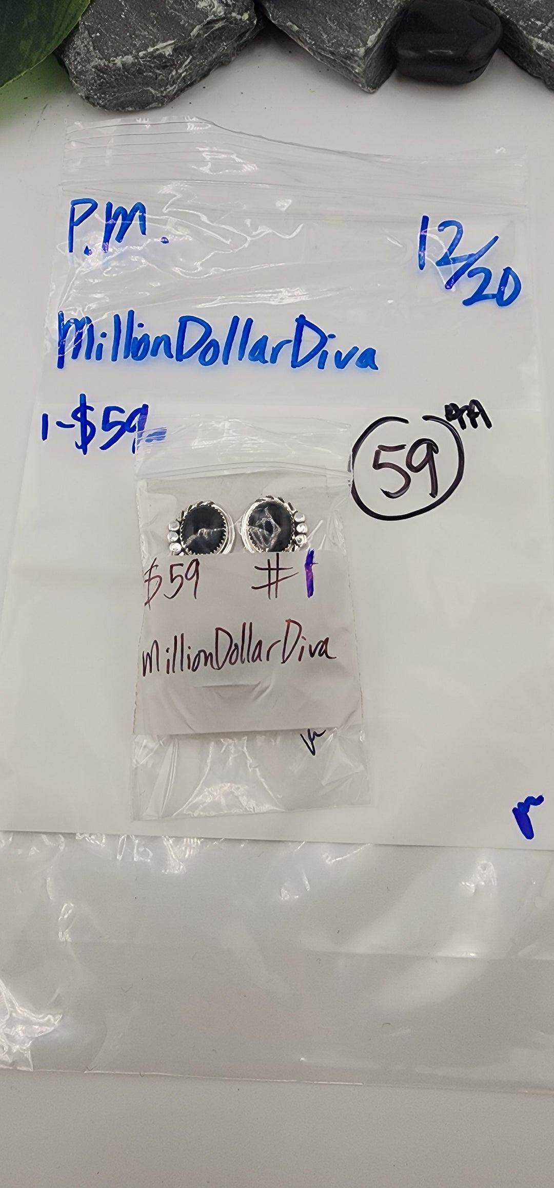 PM SHOW 48HR - RESERVED FOR: MillionDollarDiva - 12/20/2025 tiktok Live Show - 1 Sterling Silver Items