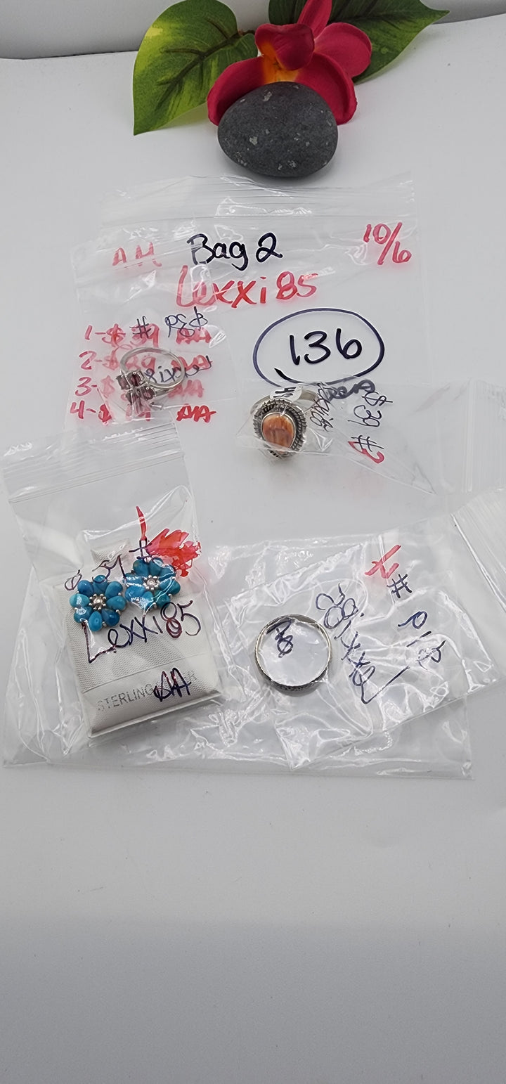AM SHOW 48HR RESERVED FOR: Lexxi82 BAG2 - 10/6/2025 FL tiktok Live Show - 4 Sterling Silver Items
