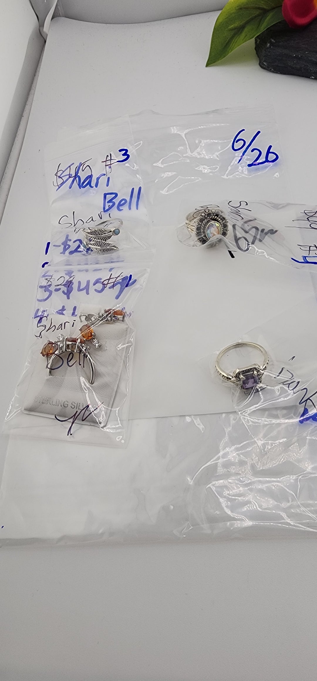 48HR - RESERVED FOR: Shari Bell - 6/26/2025 FL tiktok Live Show - 4 Sterling Silver Item