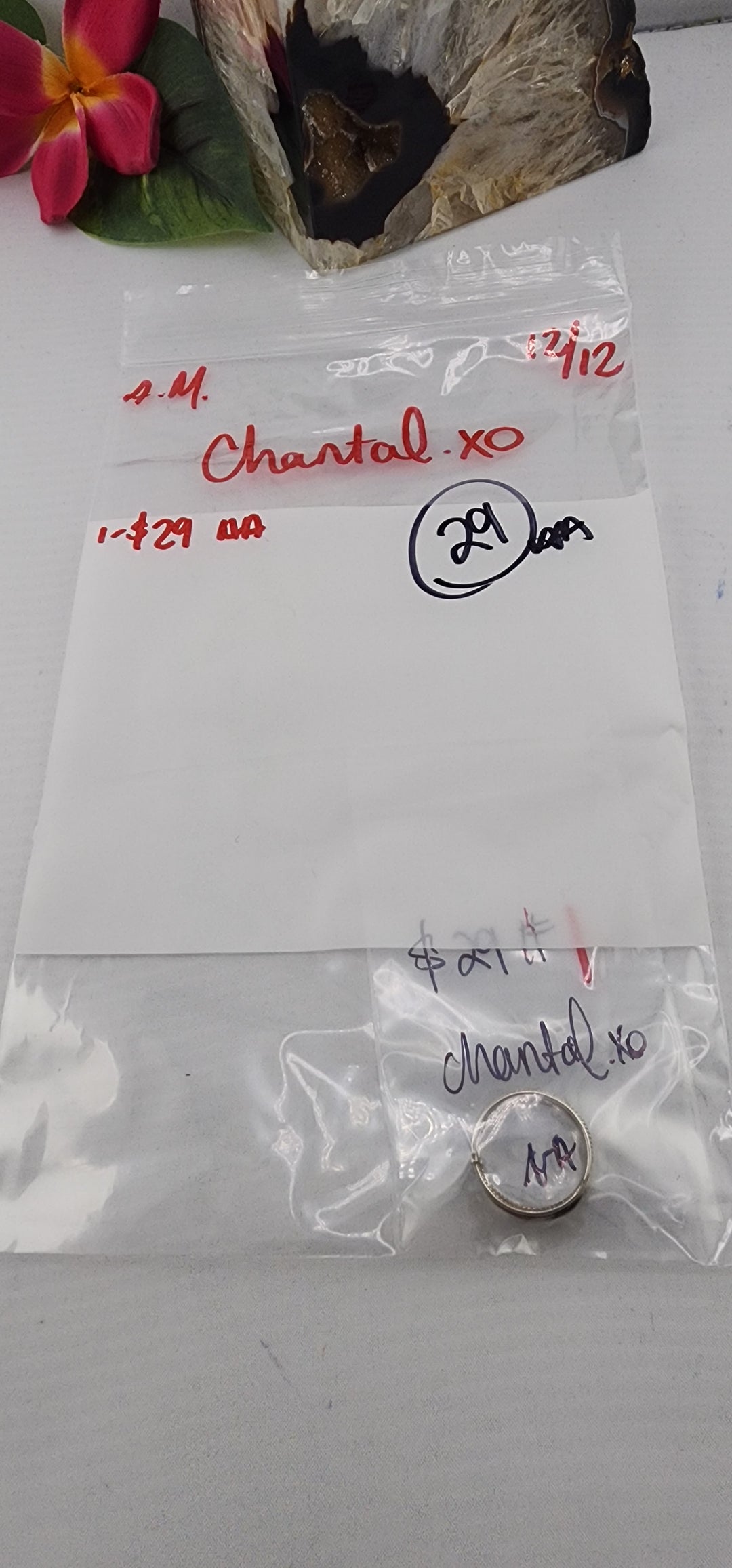 AM SHOW 48HR RESERVED FOR: Chantal.xo - 12/12/2025 FL tiktok Live Show - 1 Sterling Silver Items