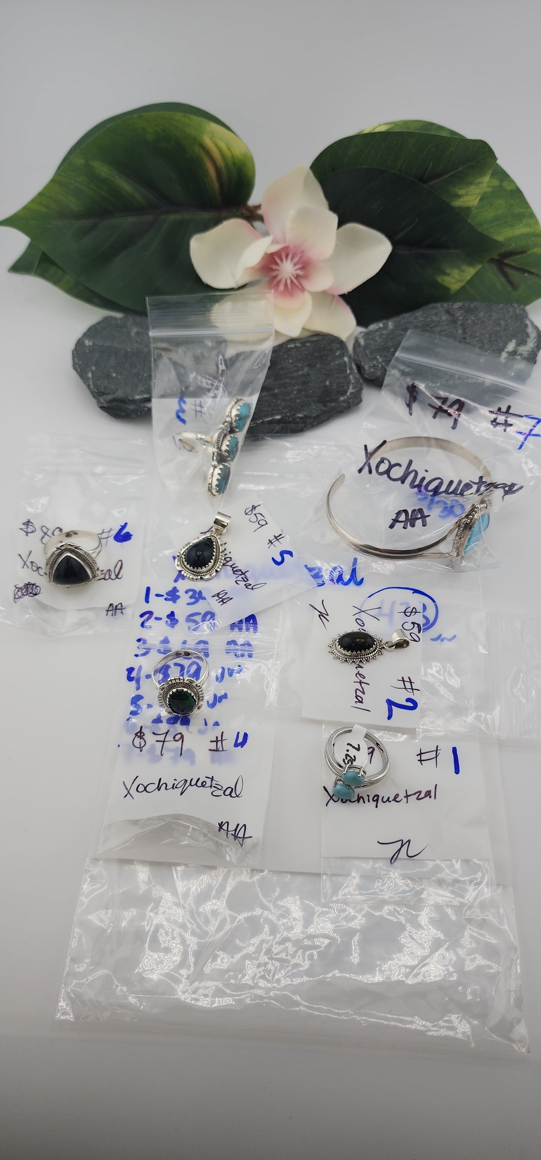 RESERVED FOR: Xochiquetzal - 3/30/2025 tiktok Live Show -7  Sterling Silver Items