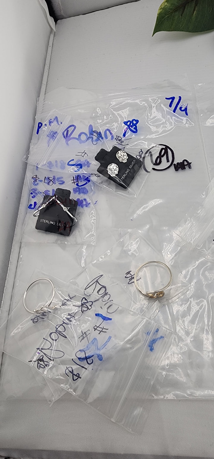 PM SHOW 48HR - RESERVED FOR: 🍀Robin🍀  - 7/9/2025 FL tiktok Live Show - 4 Sterling Silver Items