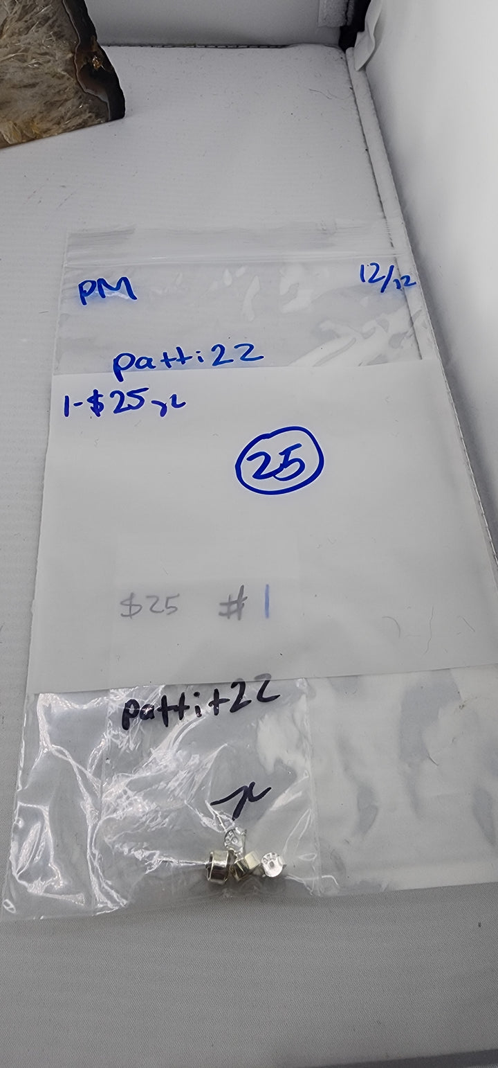 PM SHOW 48HR - RESERVED FOR: pattit22 - 12/13/2025 tiktok Live Show - 1 Sterling Silver Items