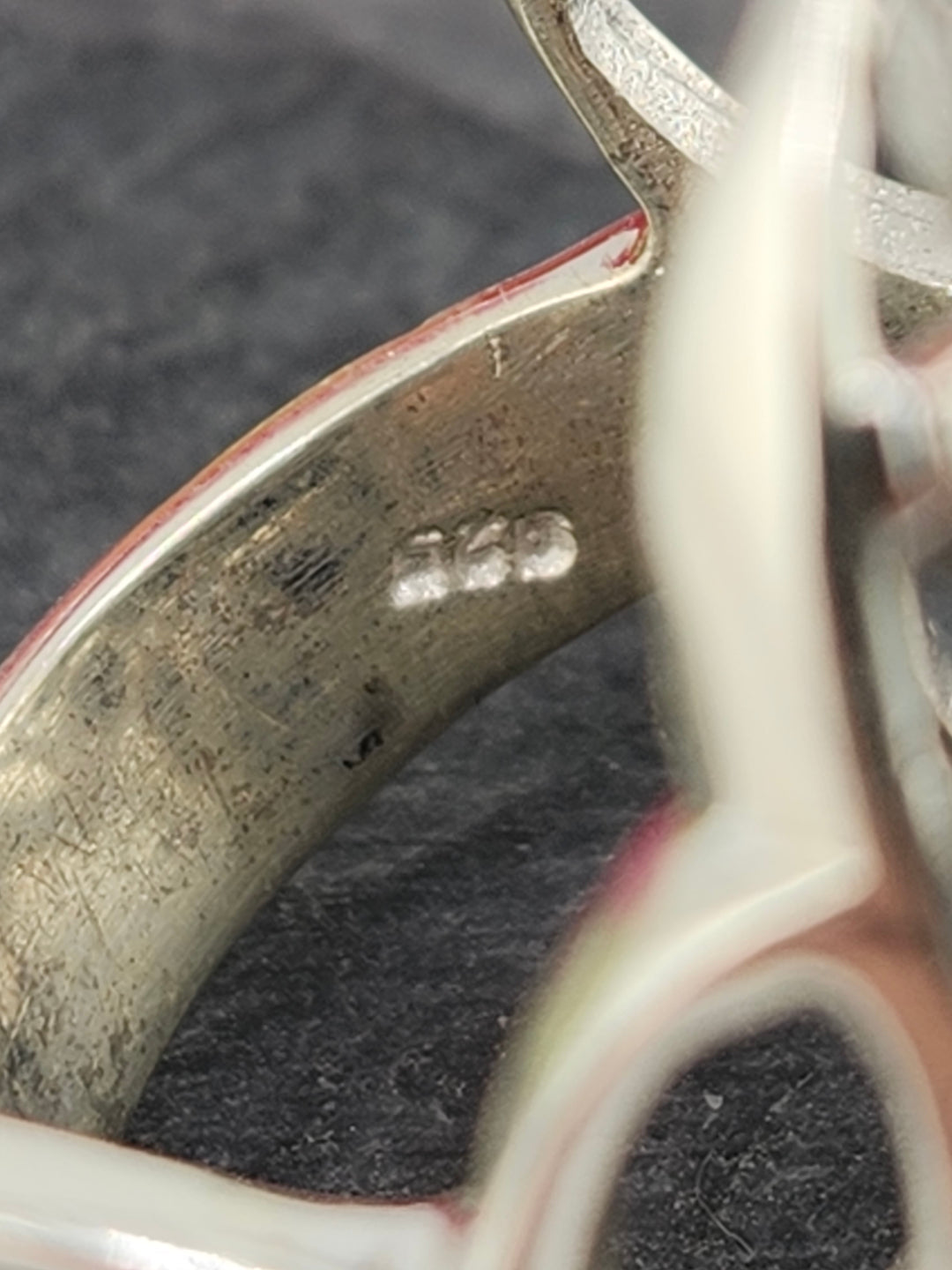 Cluster Black Onyx Ring Size 9