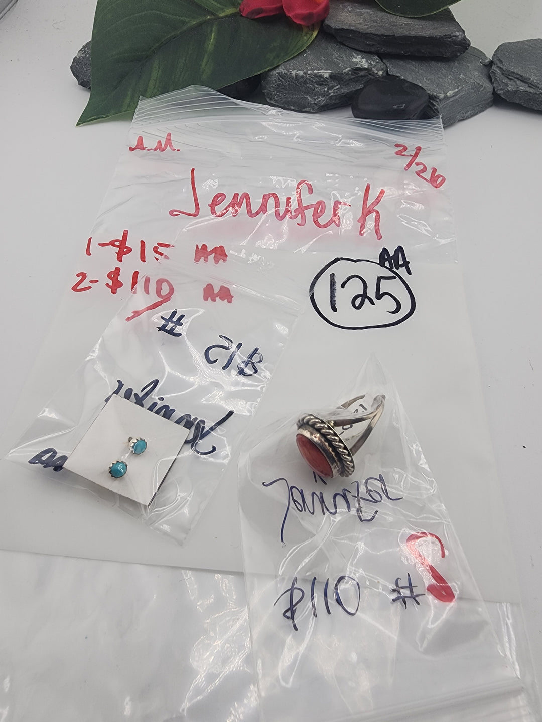 Jennifer K - 2/26/26 - 2 925 Sterling Silver Items