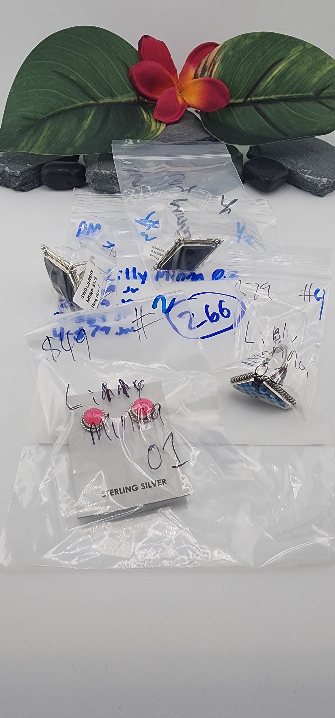PM SHOW 48HR - RESERVED FOR: LillyMinna01 - 1/2/2026 tiktok Live Show - 4 Sterling Silver Items