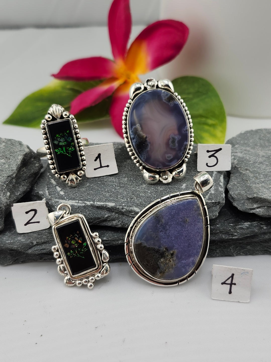 RESERVED FOR:  Pat O'Leary -11/19/2024 - 4 Sterling Silver Items