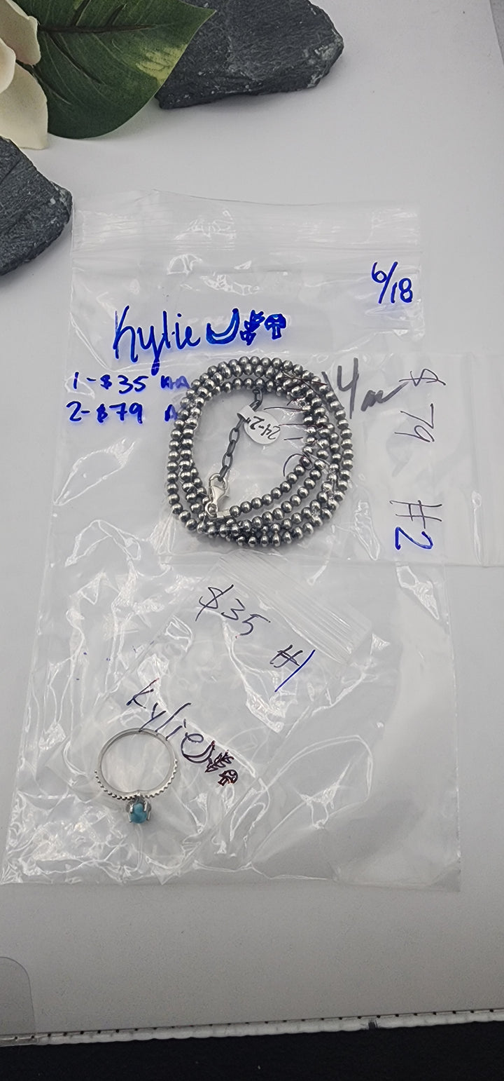 RESERVED FOR: Kylie🌙🌿🍄 - 6/18/2025 tiktok Reservation Live Show - 2 Sterling Silver Items