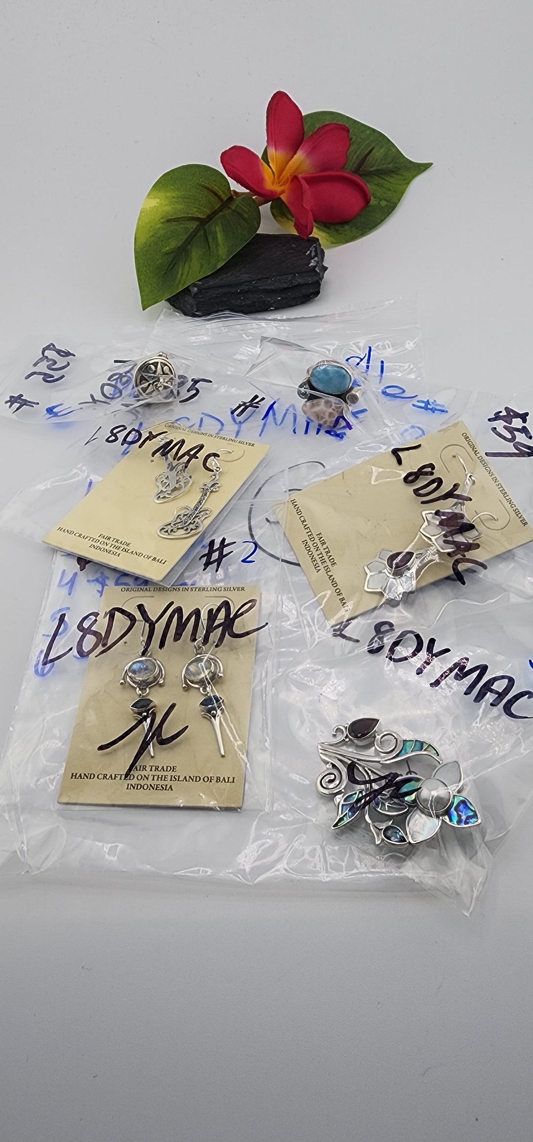 PM SHOW 48HR - RESERVED FOR: L8DYMAC  - 8/1/2025 FL tiktok Live Show - 6 Sterling Silver Items
