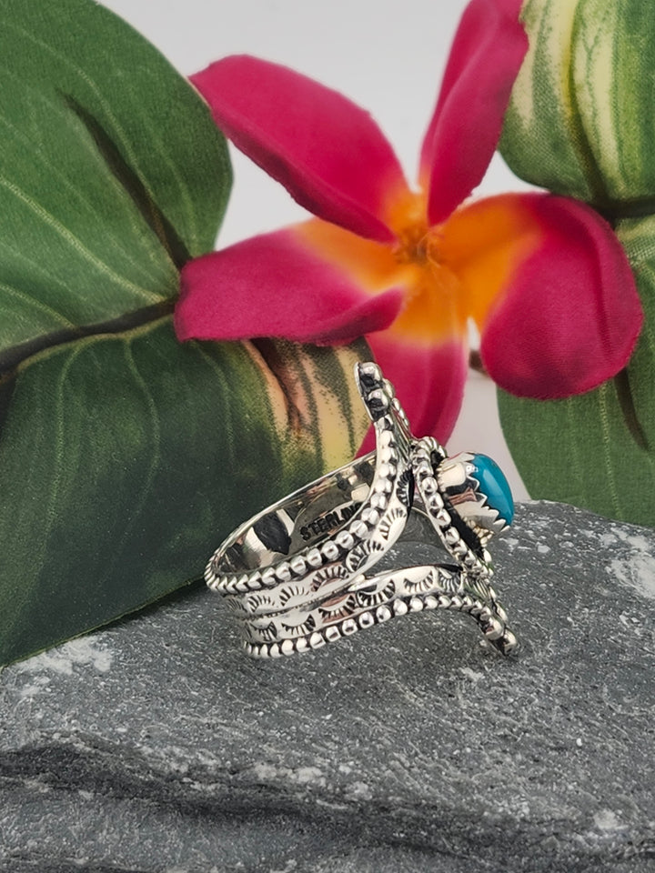 Marquee Turquoise Ring Size 9.5