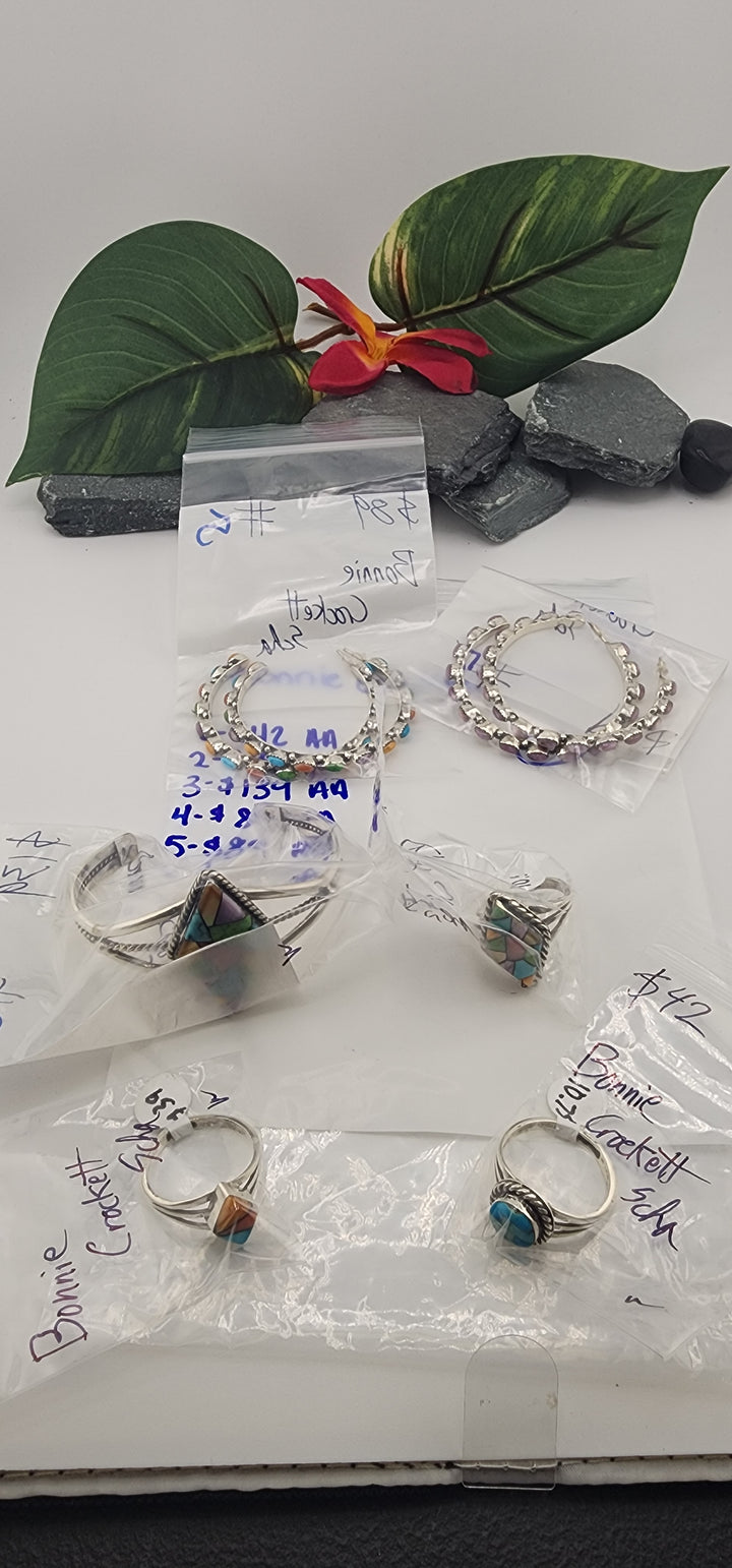 48HR - RESERVED FOR: Bonnie Crockett Scha - 6/28/2025 FL tiktok Live Show -6  Sterling Silver Items