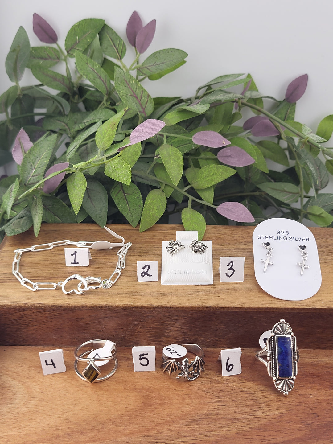 RESERVED FOR: silversensations22 9/21/2024 - 6 Sterling Silver Items