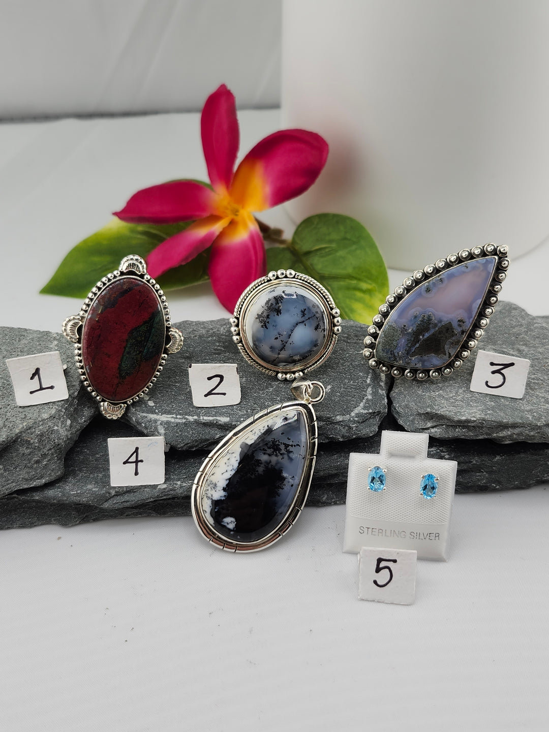 RESERVED FOR:  Robbie's World -11/19/2024 - 5 Sterling Silver Items