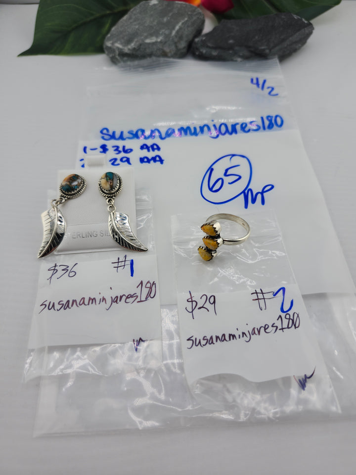 RESERVED FOR: susanaminjares180- 4/2/2025 Tiktok Live Show - 2 Sterling Silver Items