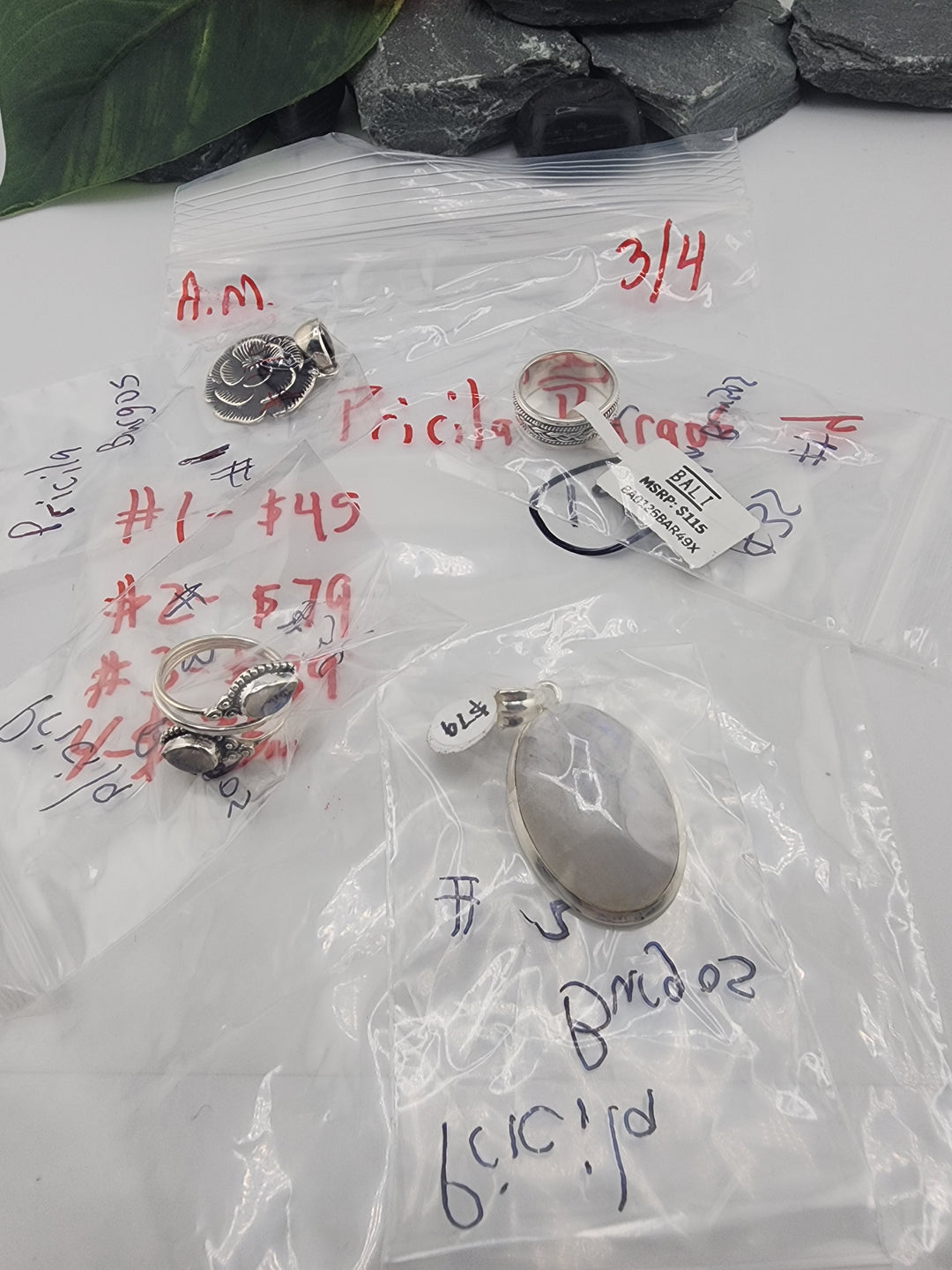 Pricila Burgos- 3/4/26 - 4 925 Sterling Silver Items