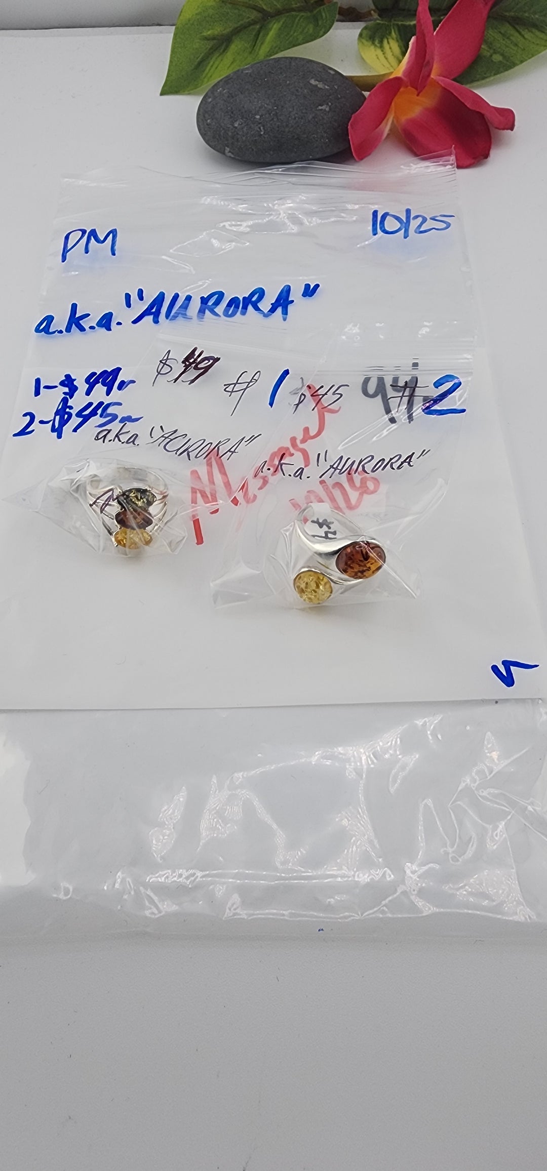 PM SHOW 48HR - RESERVED FOR: a.k.a."AURORA" - 10/25/2025 FL tiktok Live Show - 2 Sterling Silver Items
