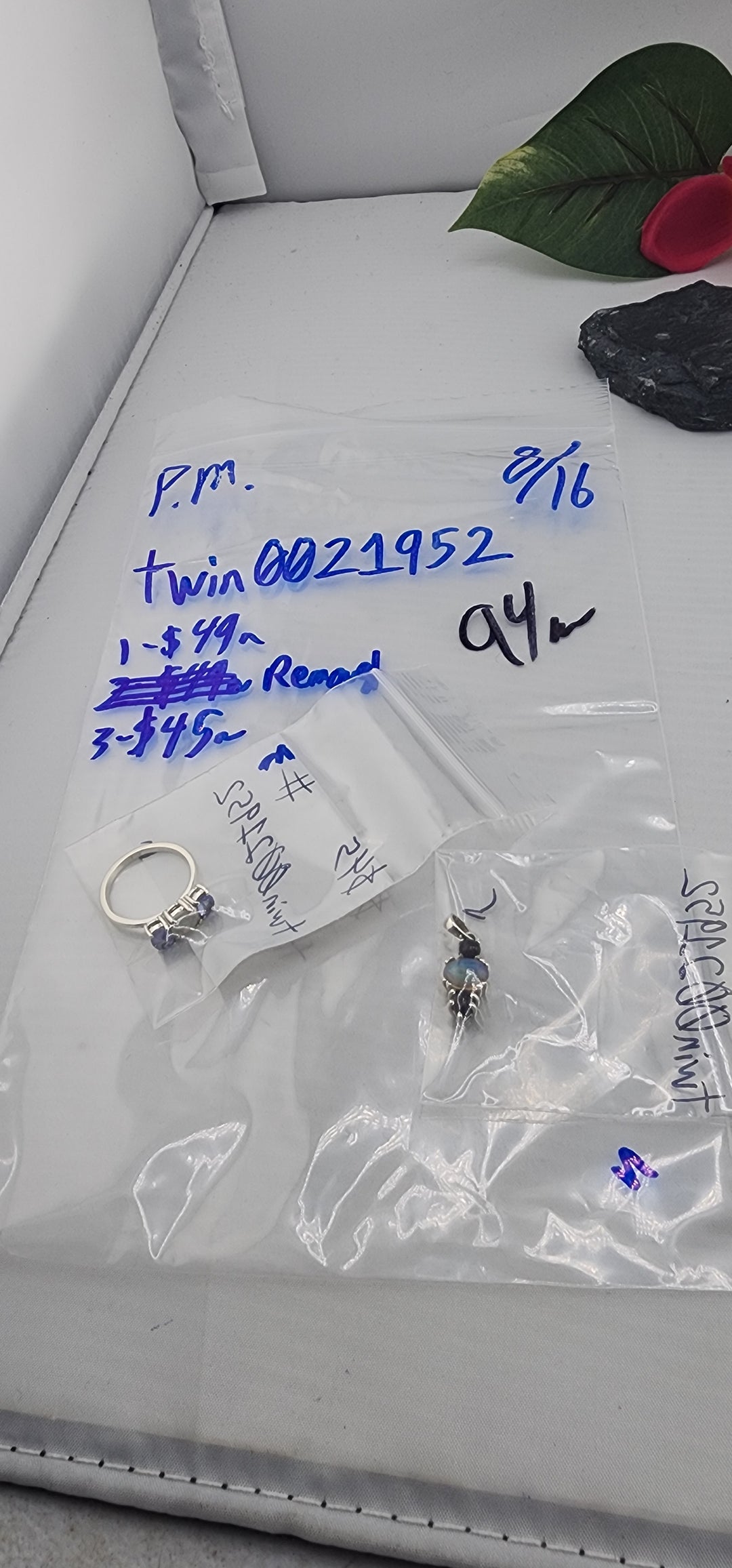 PM SHOW 48HR - RESERVED FOR: twin0021952 - 8/16/2025 FL tiktok Live Show - 2 Sterling Silver Items