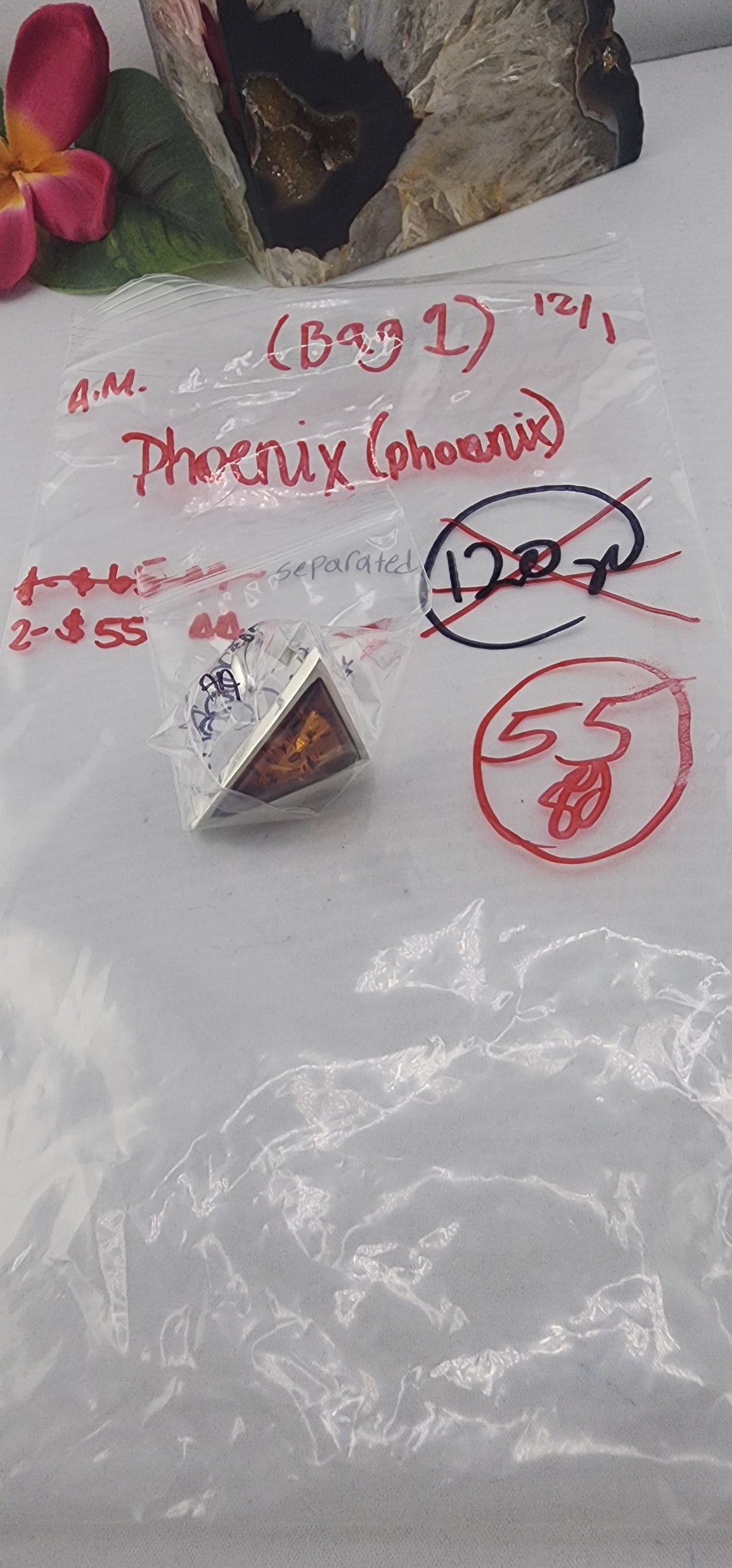 AM SHOW 48HR RESERVED FOR: Phoenix 🐦‍🔥 (Bag 1) - 12/1/2025 FL tiktok Live Show - 1 Sterling Silver Items