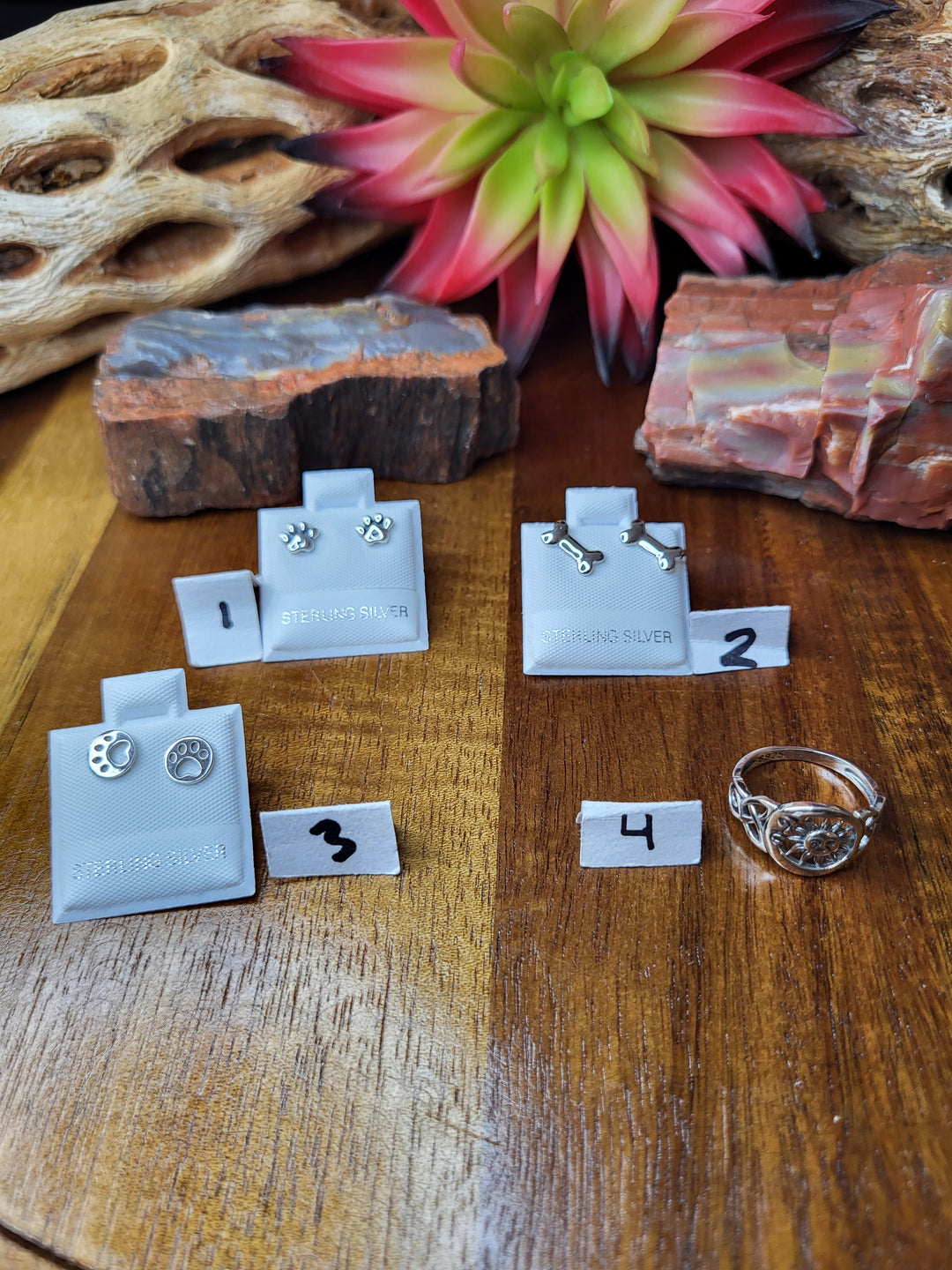 RESERVED FOR: Amanda & the Pups 8/1/24- 4 Sterling Silver Items
