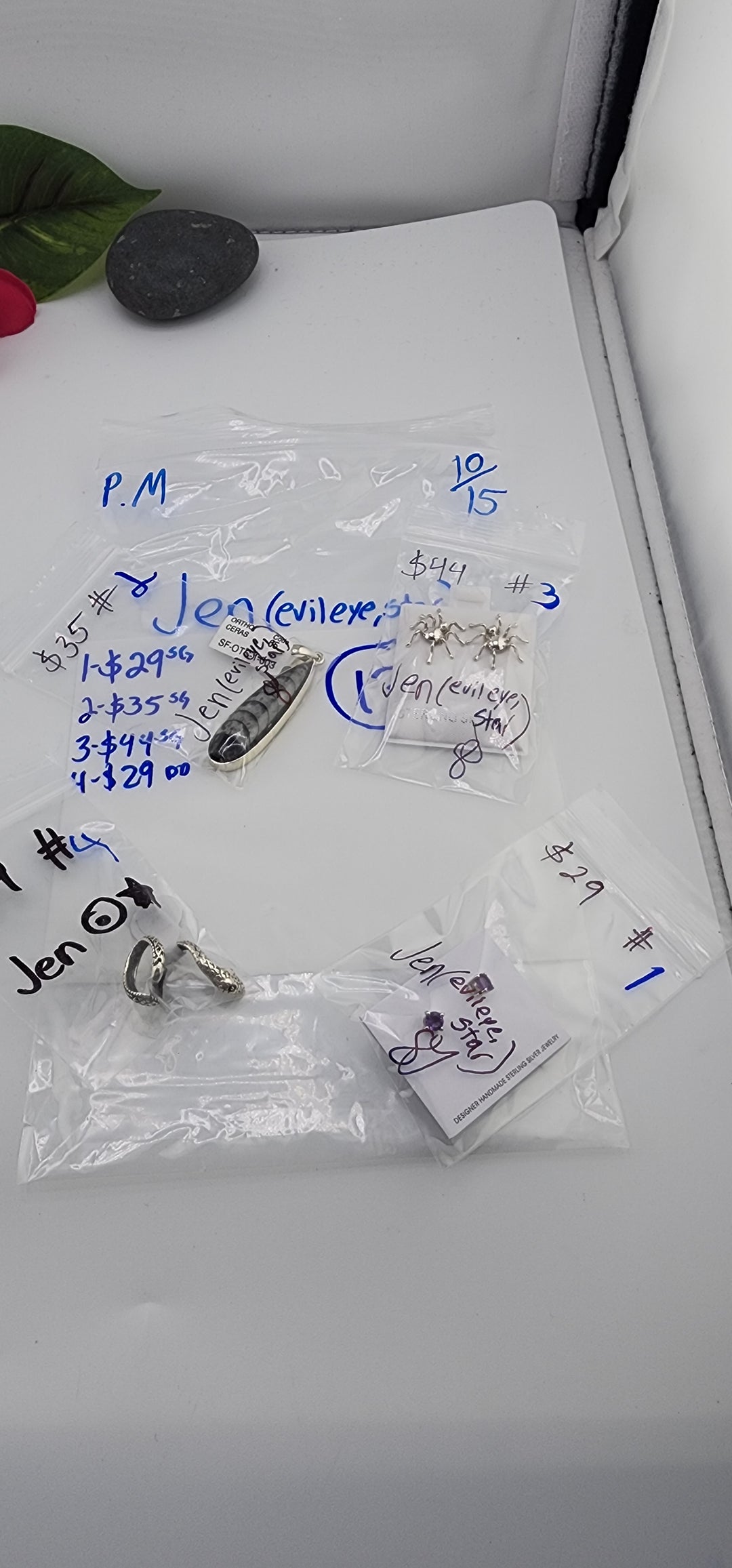 PM SHOW 48HR - RESERVED FOR: Jen🧿⭐ - 10/15/2025 FL tiktok Live Show - 4 Sterling Silver Item
