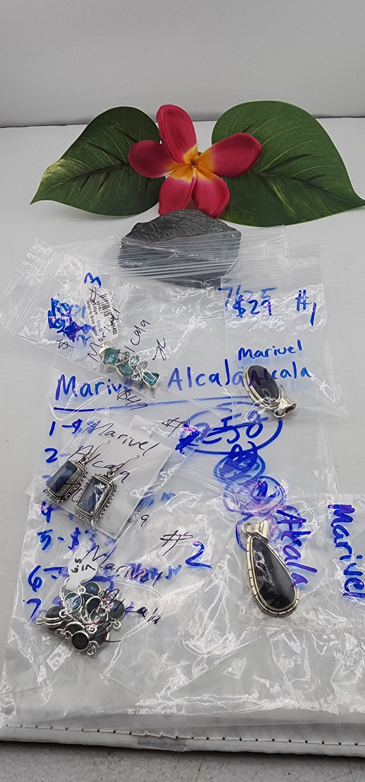 PM SHOW 48HR - RESERVED FOR: Marivel Alcala  - 7/25/2025 FL tiktok Live Show - 5 Sterling Silver Items