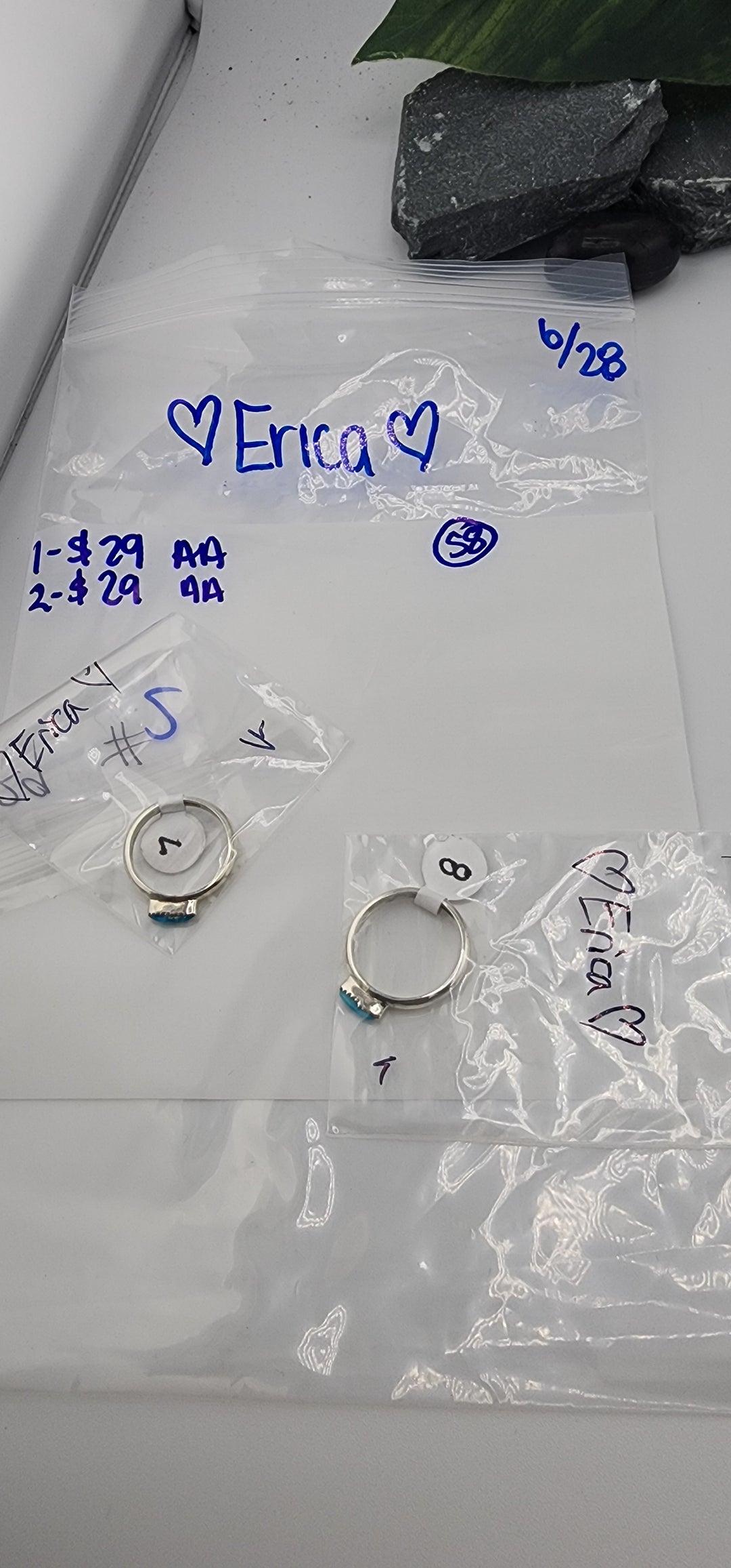 48HR - RESERVED FOR: 💙Erica💙 - 6/28/2025 FL tiktok Live Show -2  Sterling Silver Items
