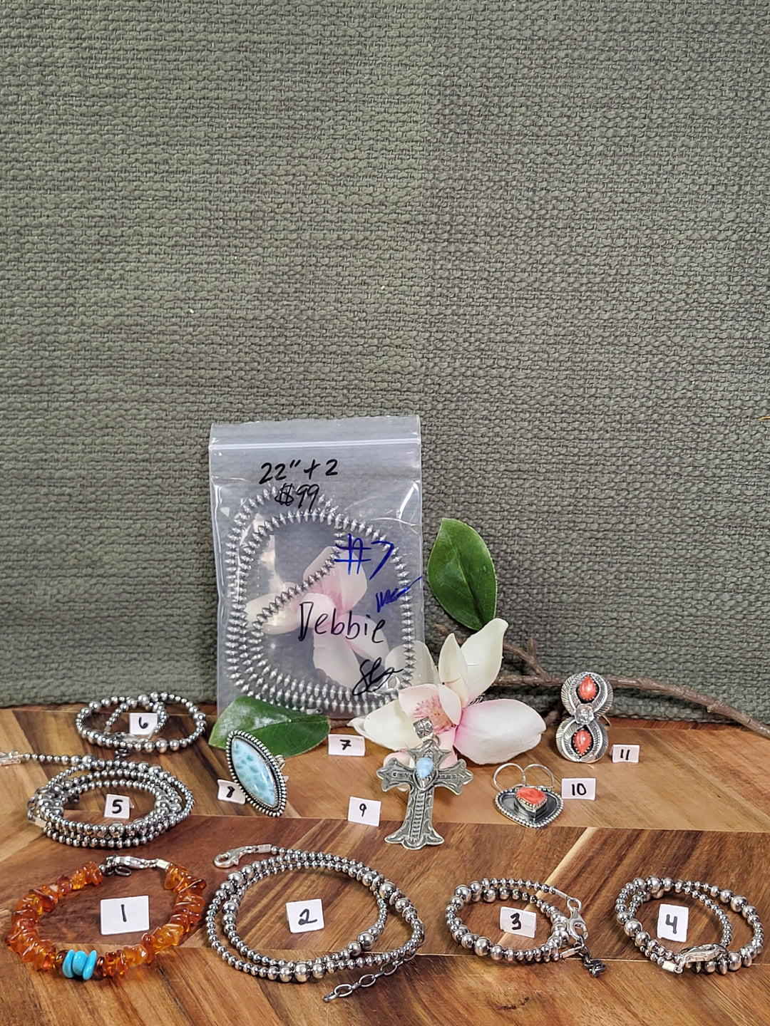 RESERVED FOR: Debbie 9/7/2024 -11 Sterling Silver Items