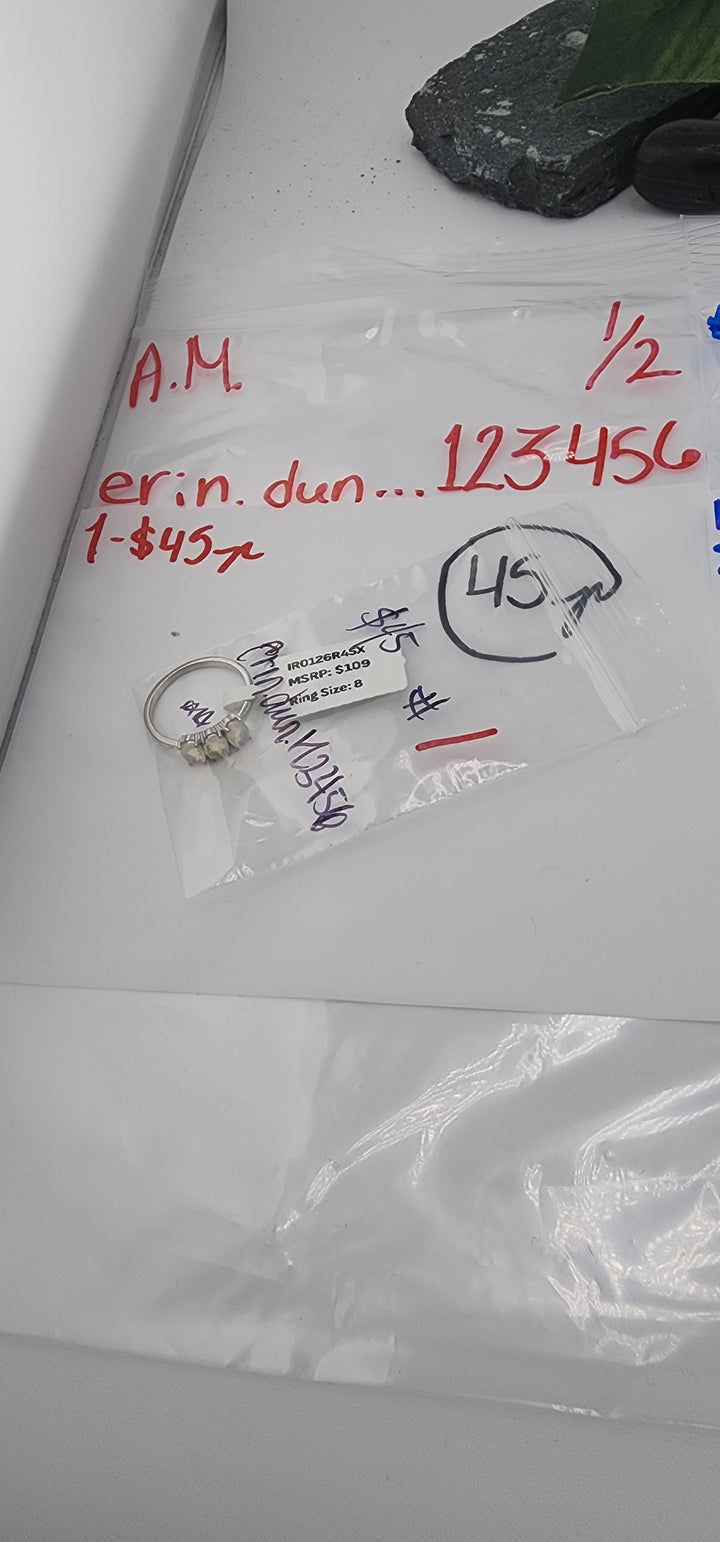 AM SHOW 48HR RESERVED FOR: erin.dun...123456 - 1/2/2026 FL tiktok Live Show - 1 Sterling Silver Items