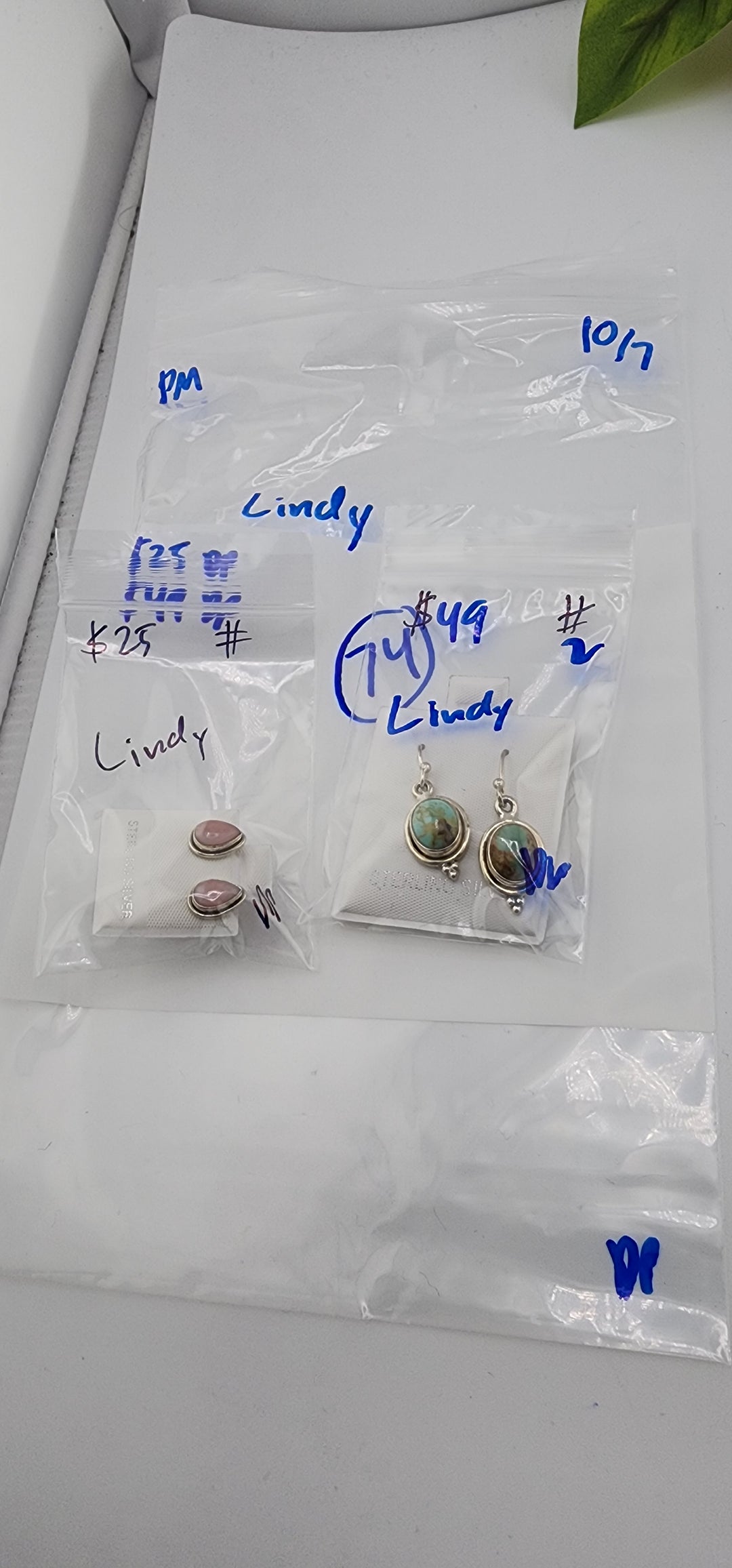 PM SHOW 48HR - RESERVED FOR: Lindy - 10/7/2025 FL tiktok Live Show - 2 Sterling Silver Items