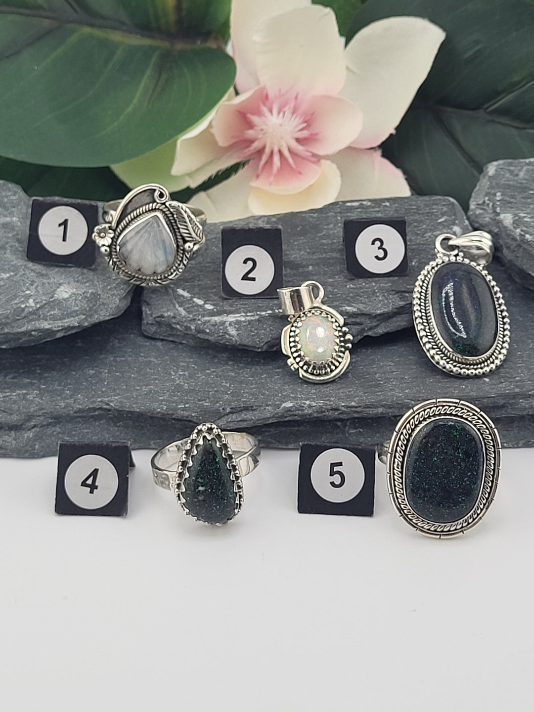 RESERVED FOR: lunarsoul7709 - 2/8/2025 Show - 5 Sterling Silver Items