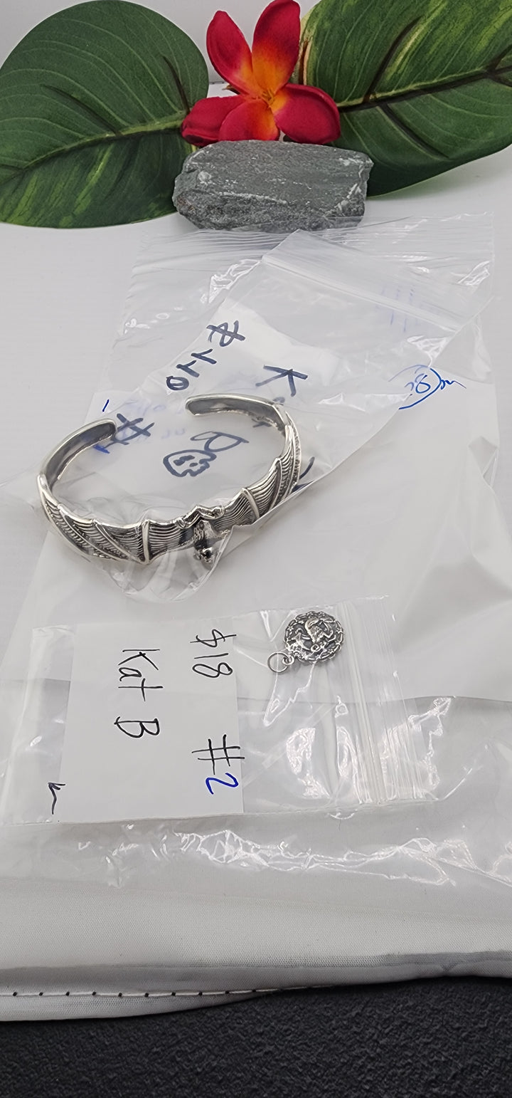 RESERVED FOR: Kat B💀- 4/10/2025 tiktok Live Show -2 Sterling Silver Items