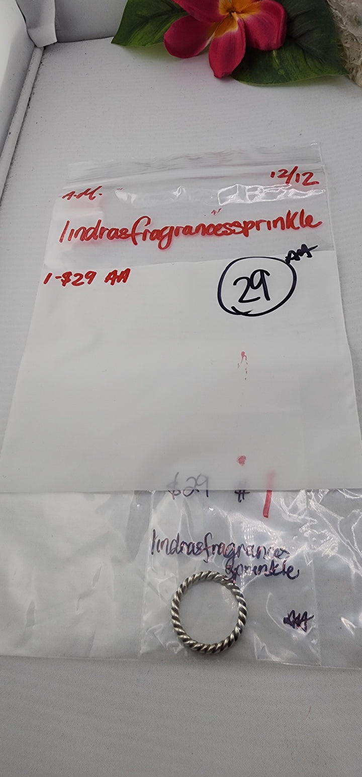 AM SHOW 48HR RESERVED FOR: Lindrasfragrancessparkle - 12/12/2025 FL tiktok Live Show - 1 Sterling Silver Items